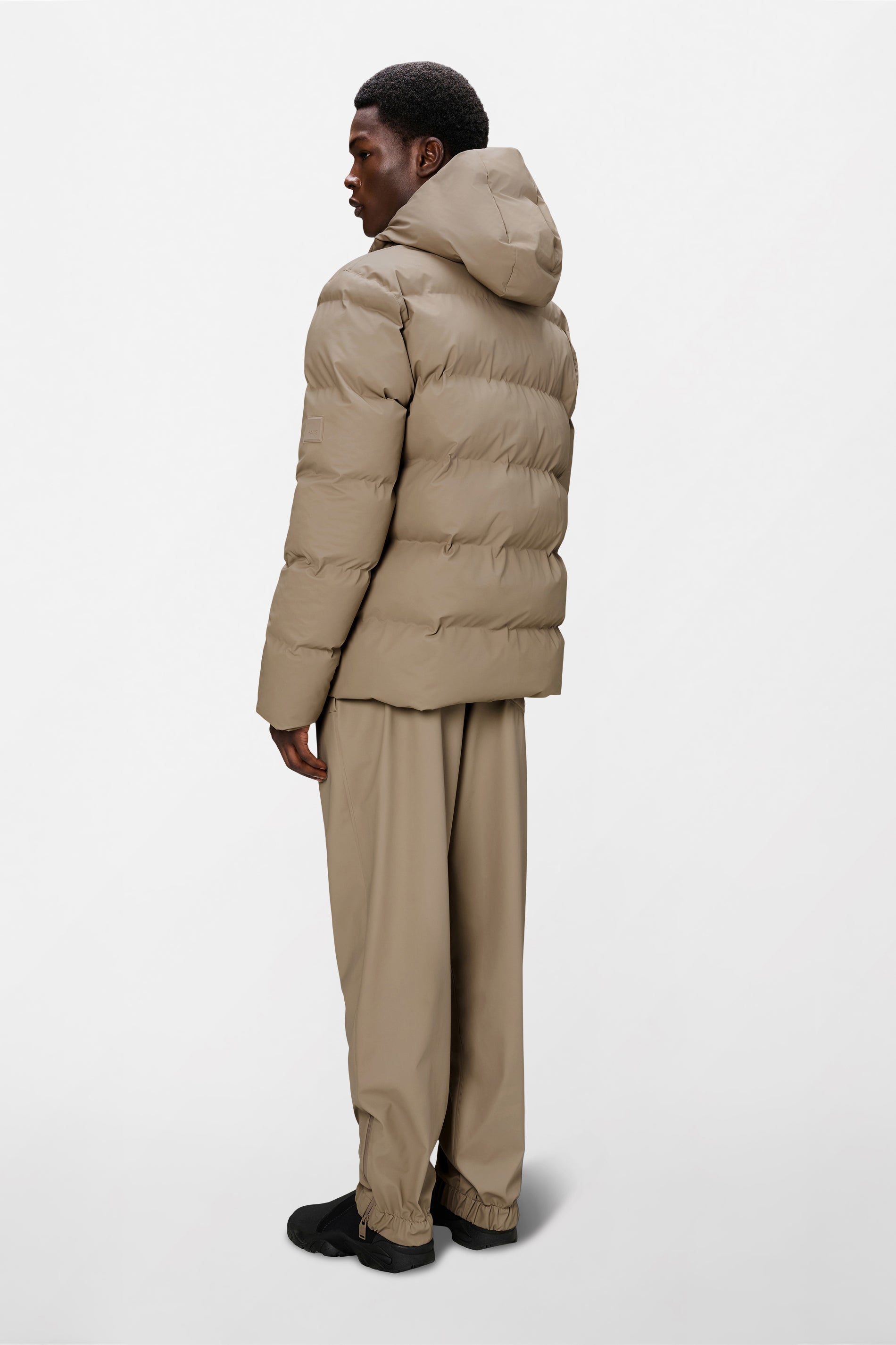 RAINS Alta Puffer Jacket Beige Jacket