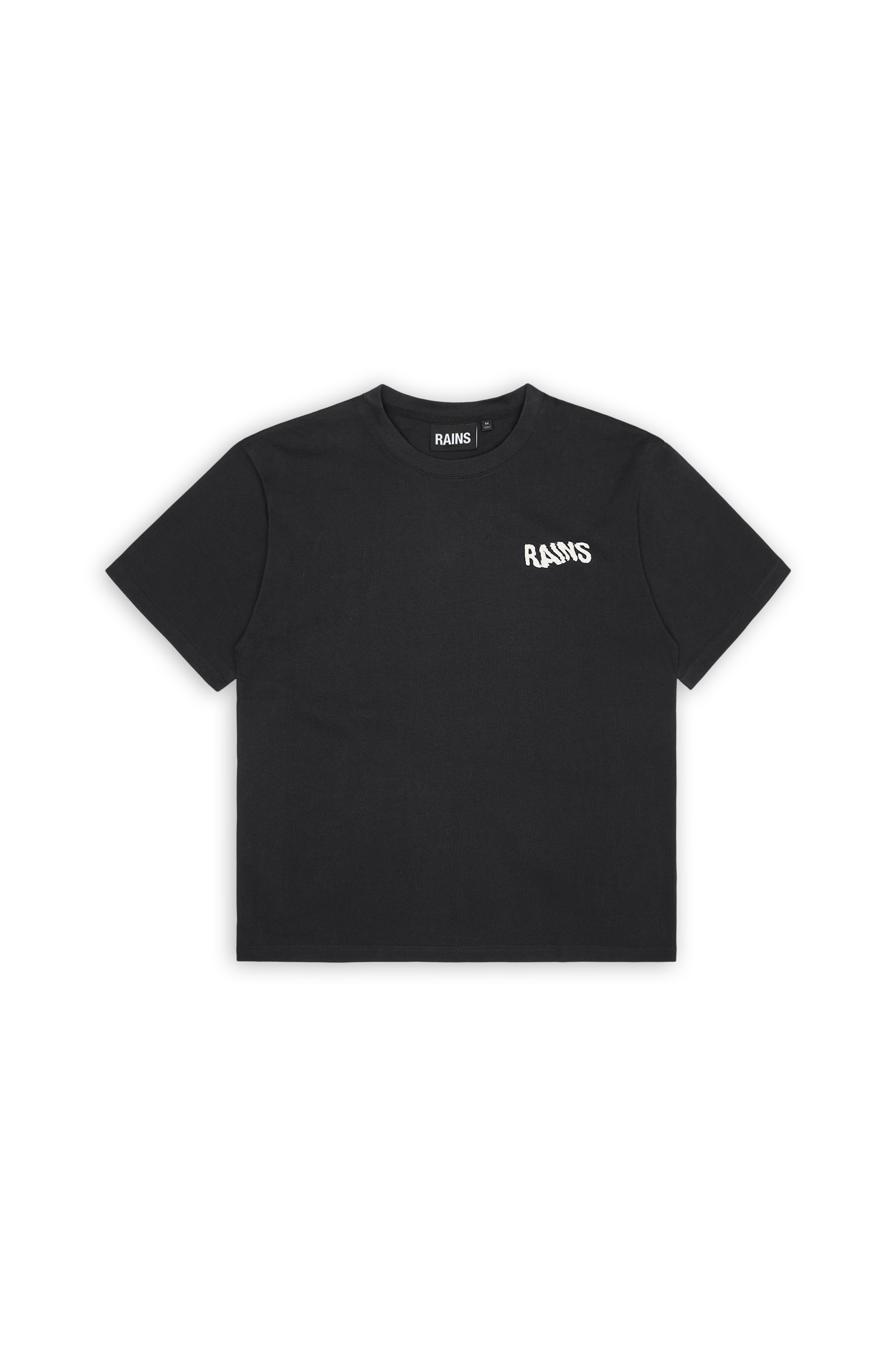 RAINS Classic T-shirt Ripple Black Short Sleeve