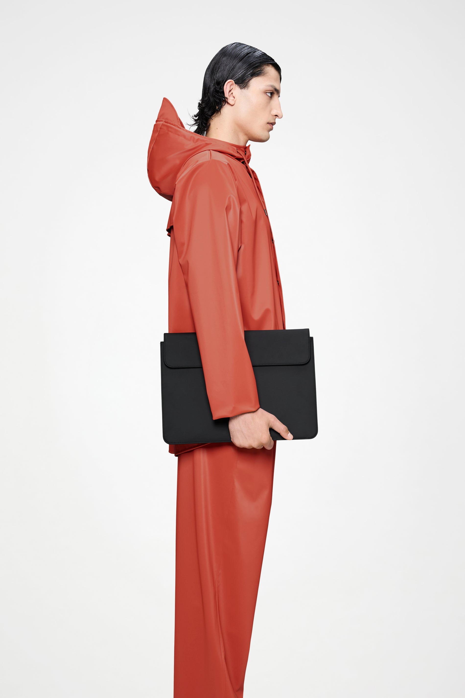 RAINS Laptop Portfolio 15″/16″ Black 0.60L H30 x D0 x W40 cm Laptop Case