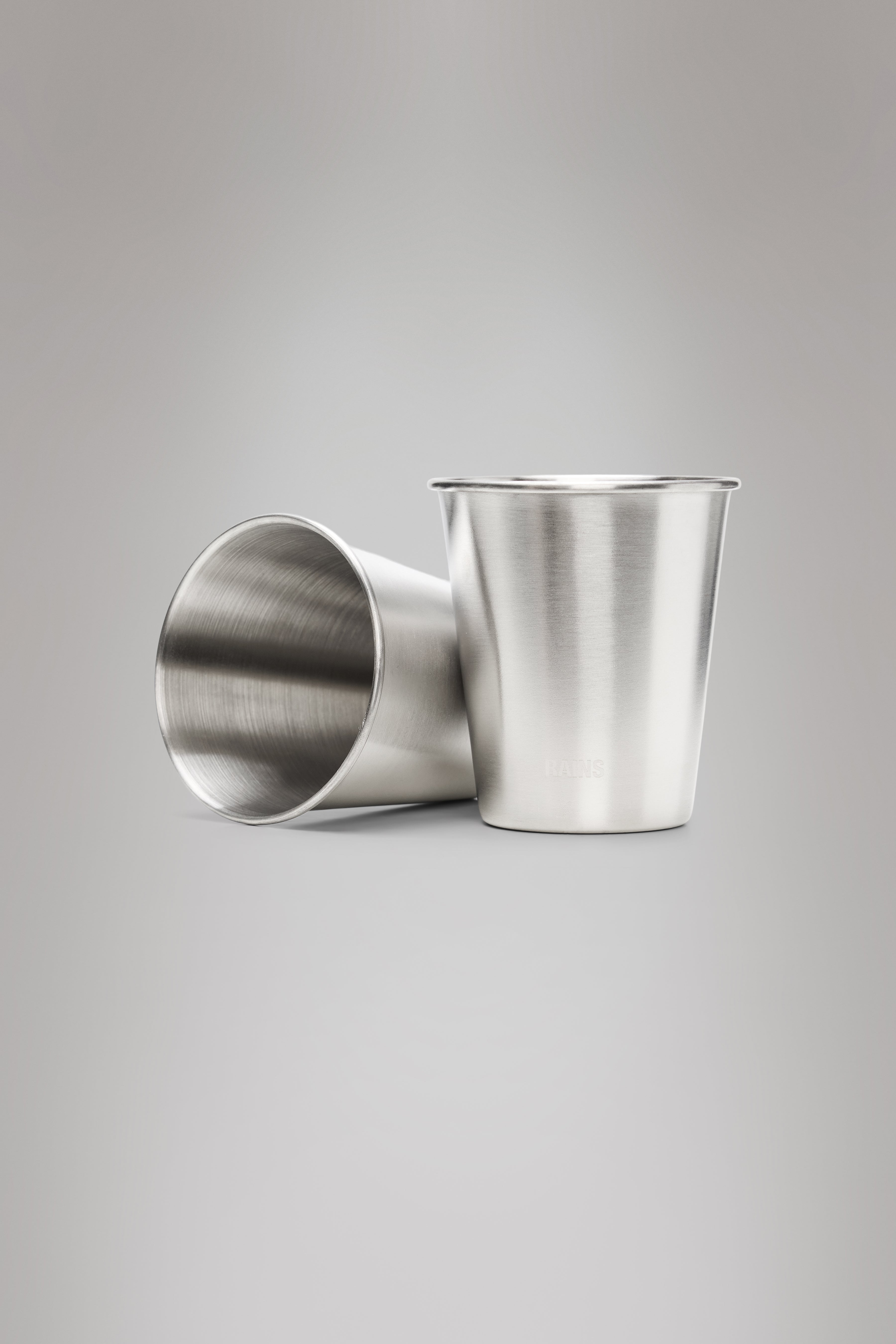 RAINS Stainless Steel 2-Pack Cups 250ml Steel Drink wear