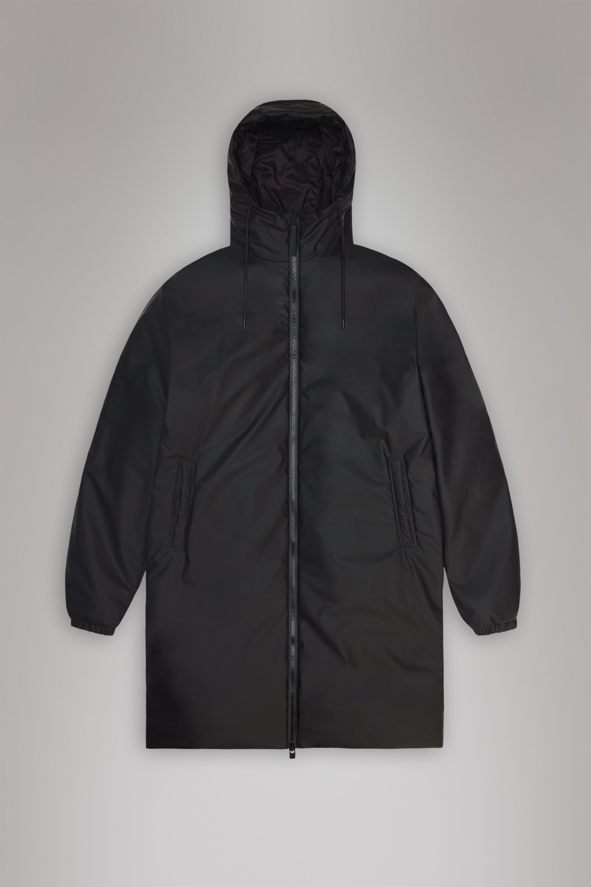 RAINS Lohja Longer Insulated Jacket Black Jacket