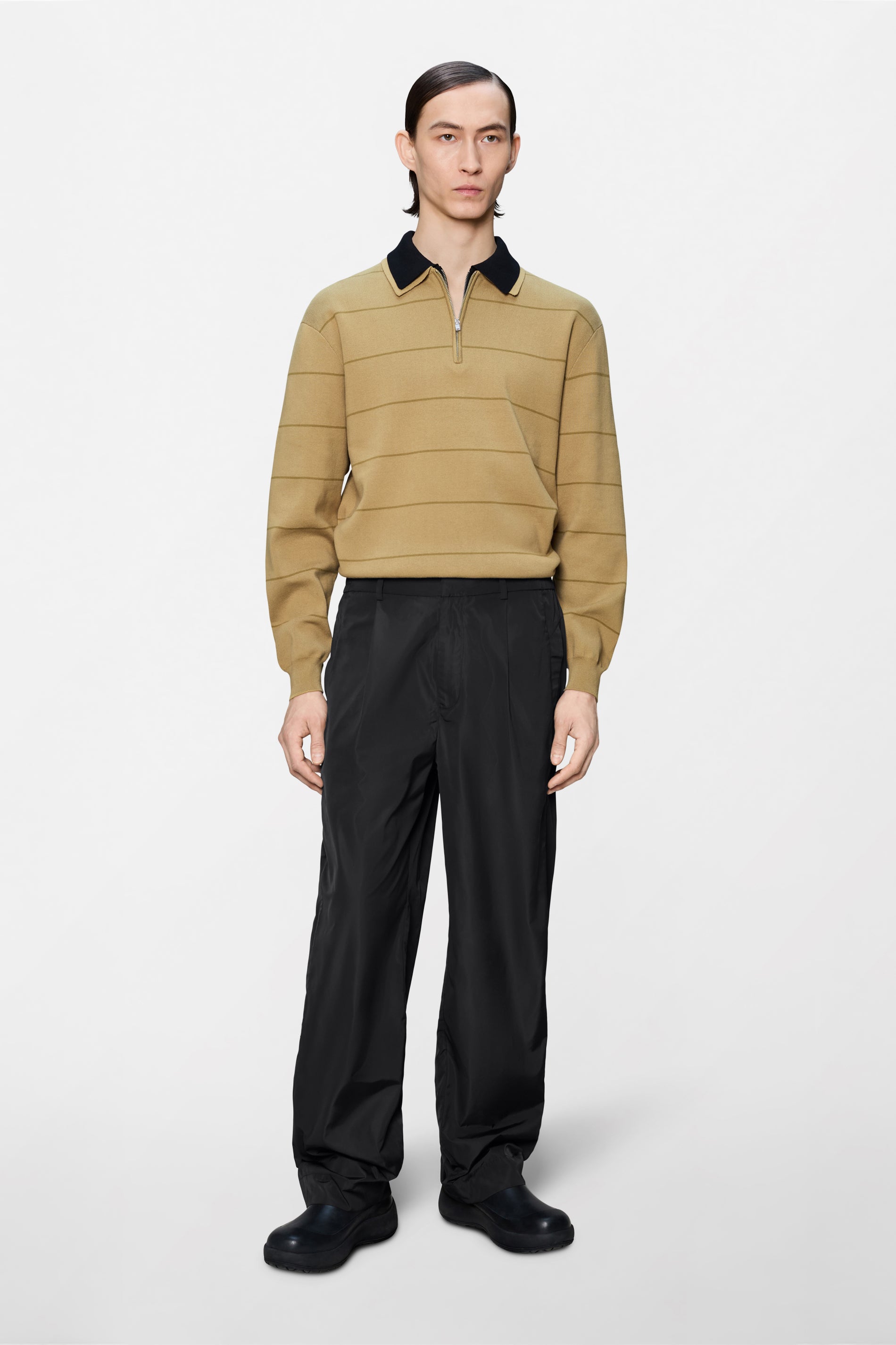 RAINS Relaxed Suit Pants Black Pants