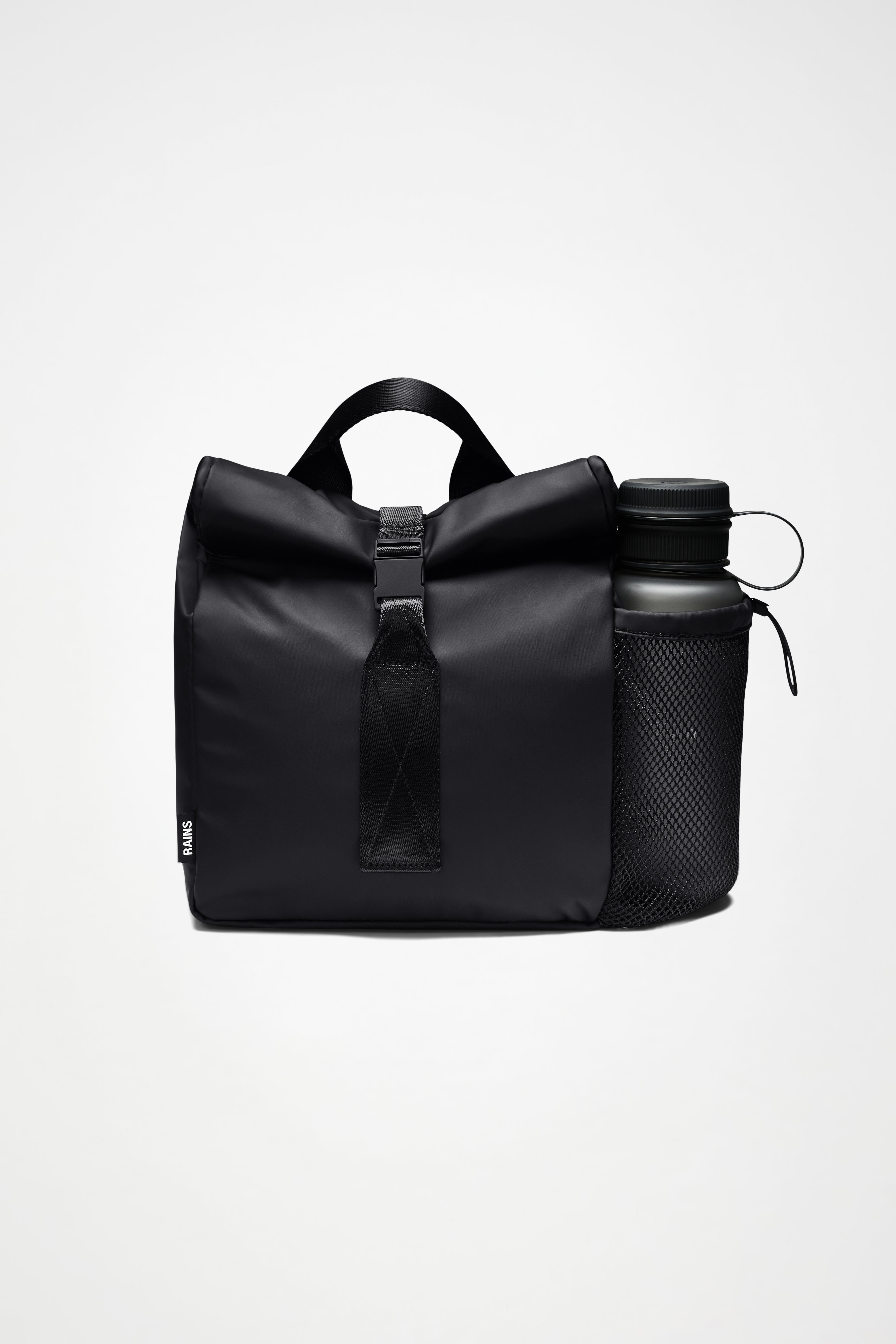 RAINS Lunch Bag Large Black Lunch Bag