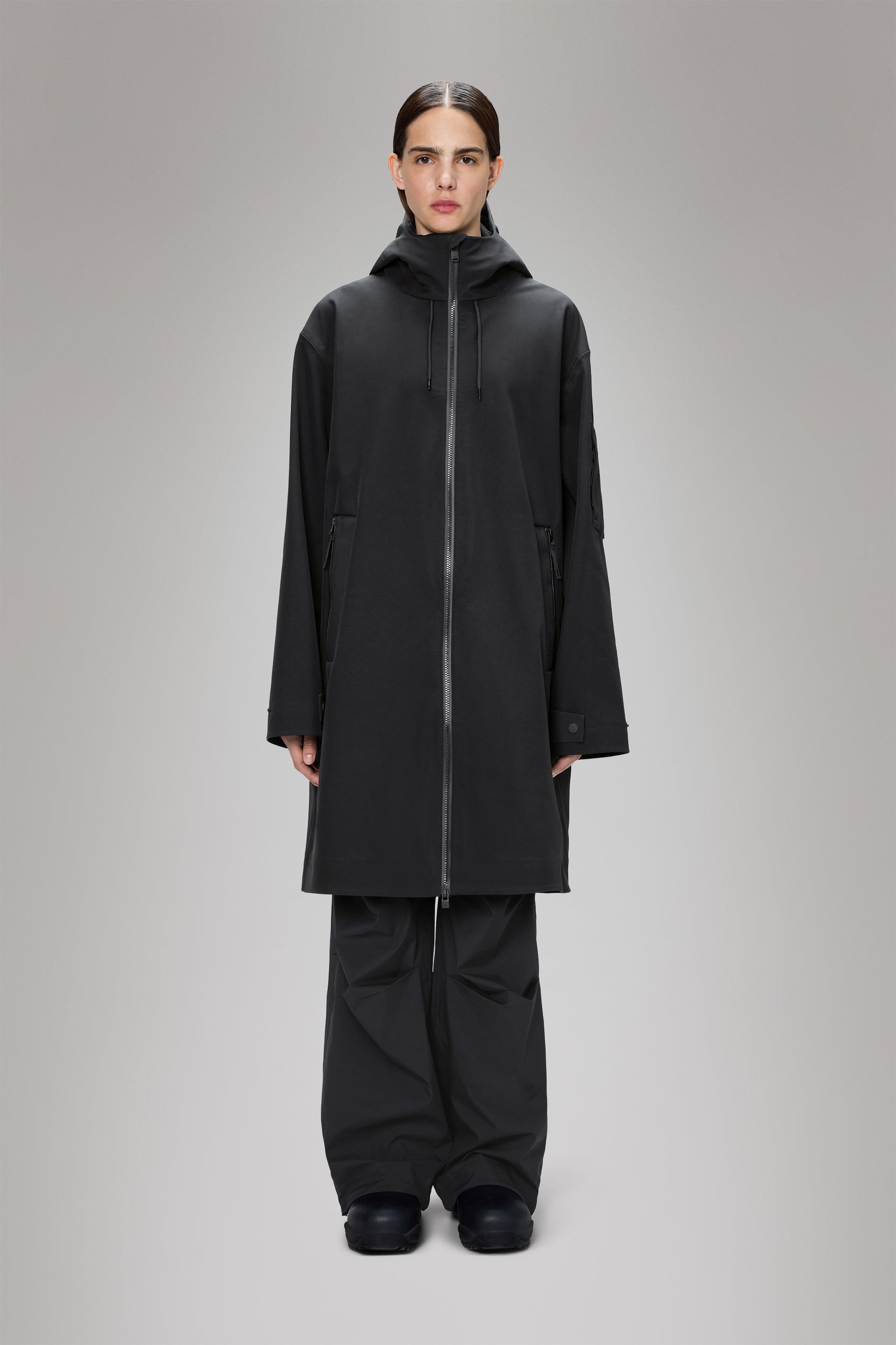 RAINS Suva Vision Softshell Jacket Black Jacket