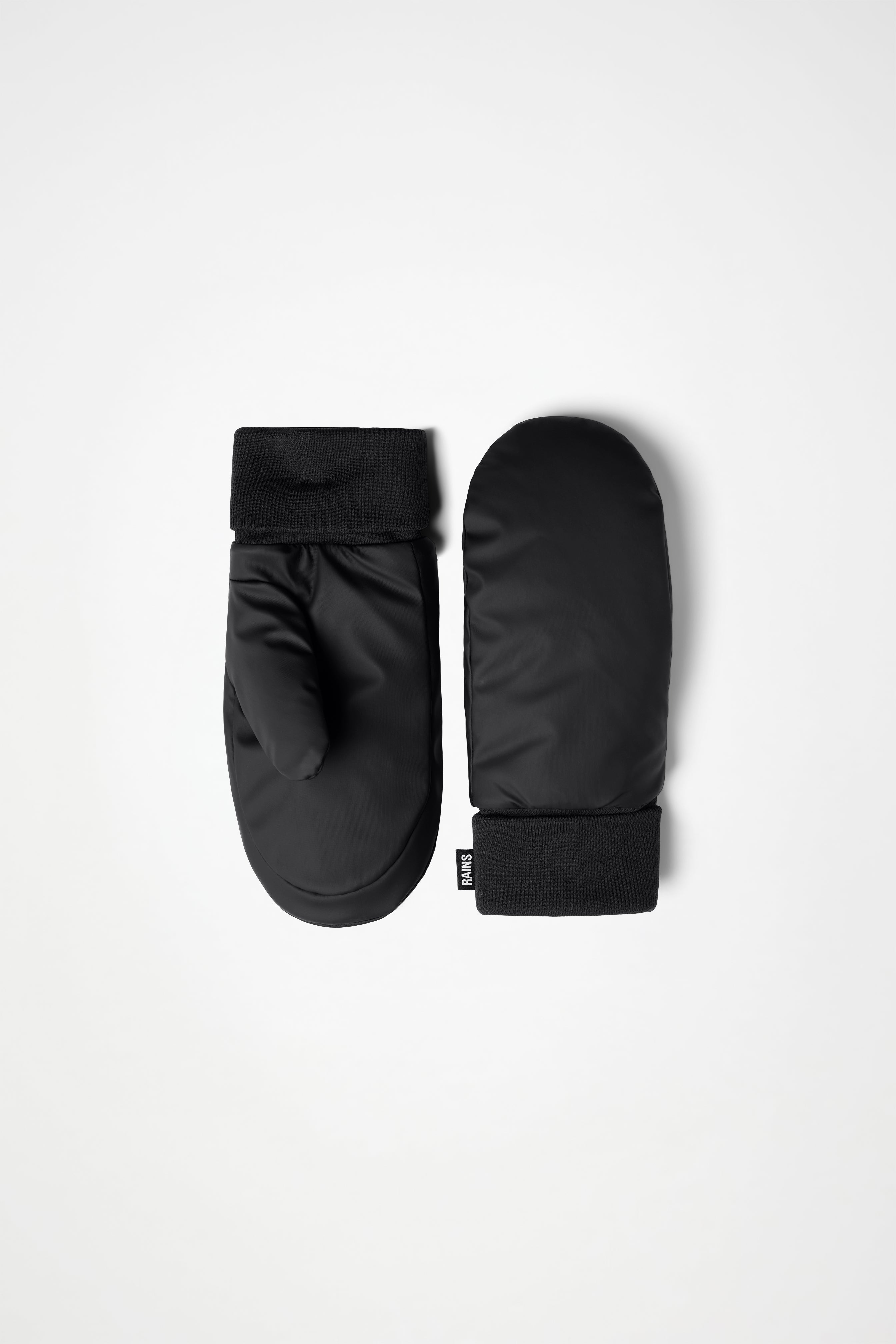 RAINS Alta Puffer Mittens Black Gloves & Mittens