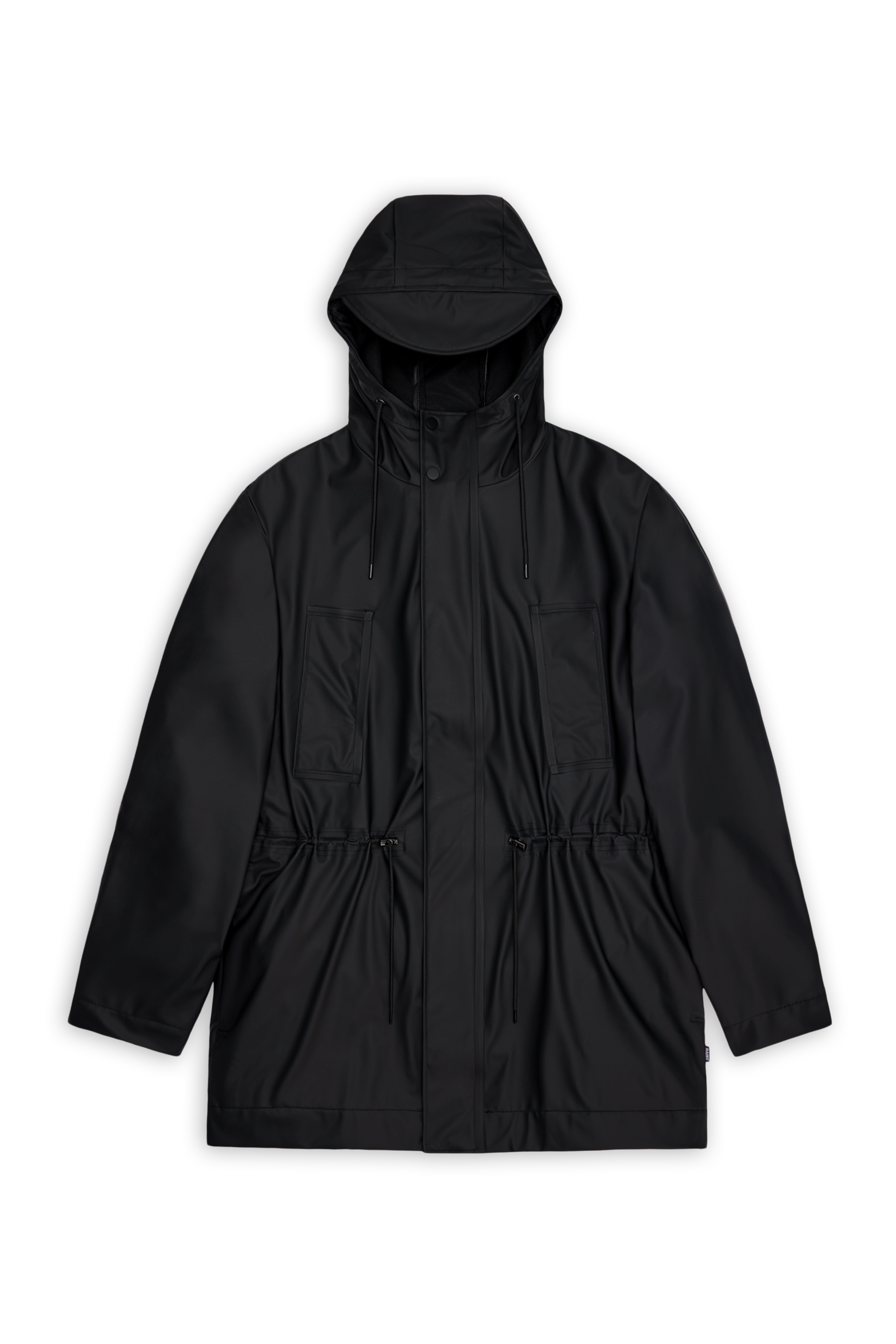RAINS Bold Long Jacket Black Jacket