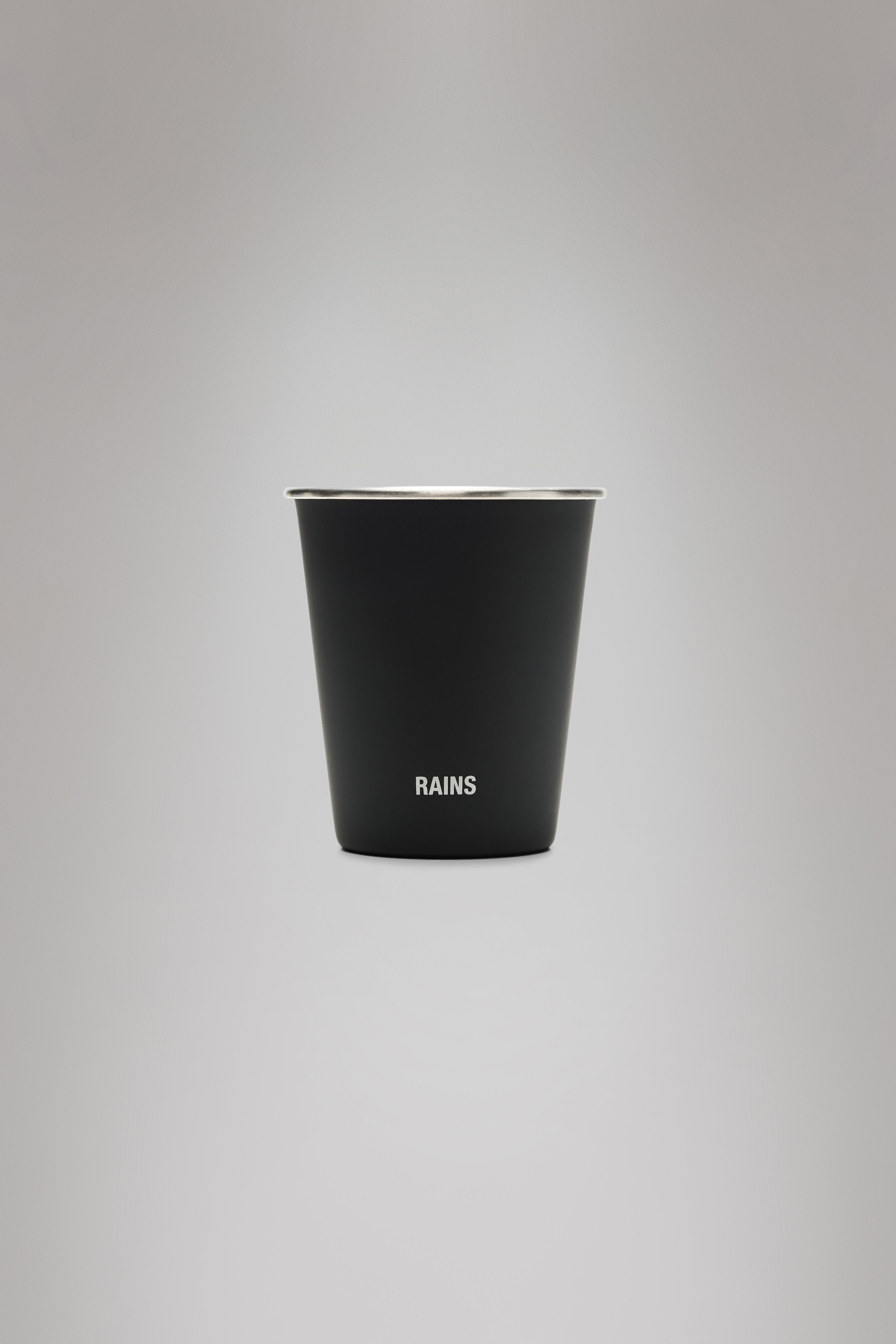 RAINS Stainless Steel 2-Pack Cups 250ml Black Drink wear