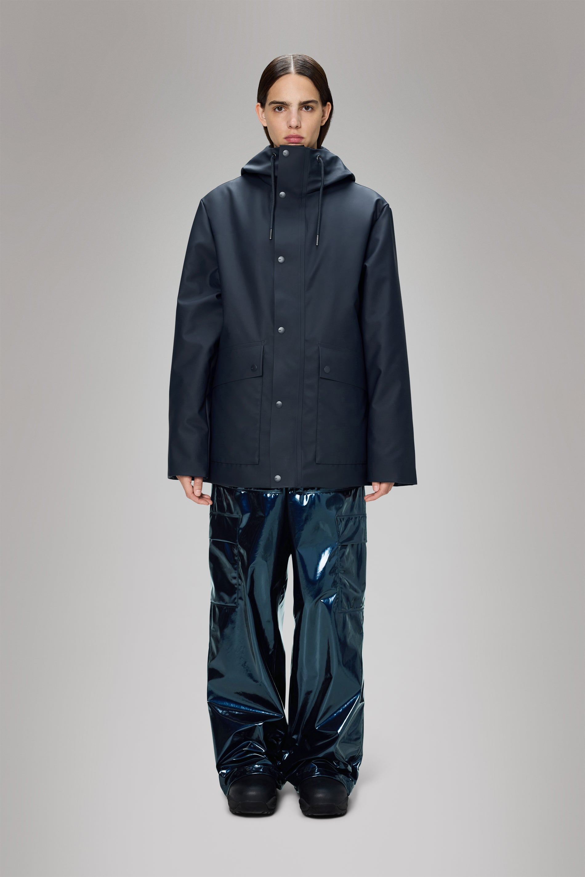 RAINS Nome Parka Navy Jacket