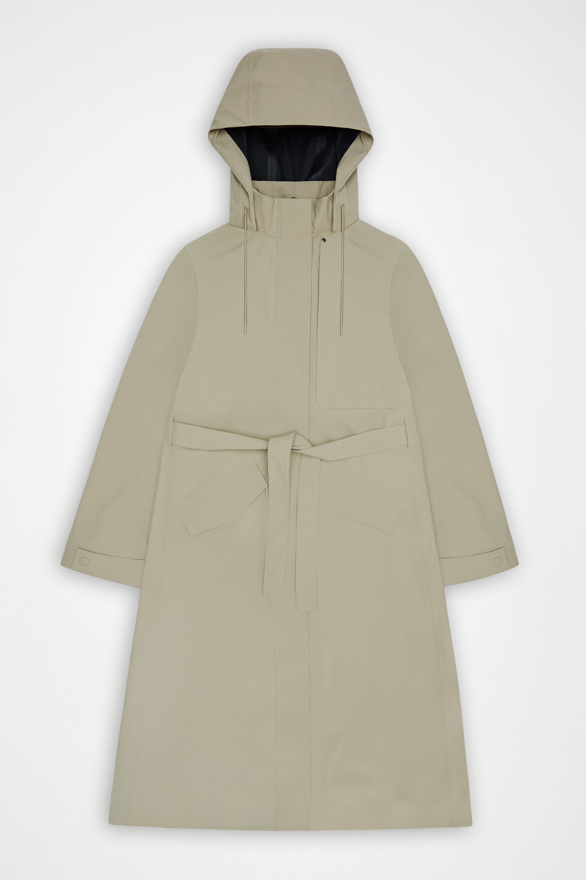 RAINS Suva Hardshell W Coat Beige Jacket