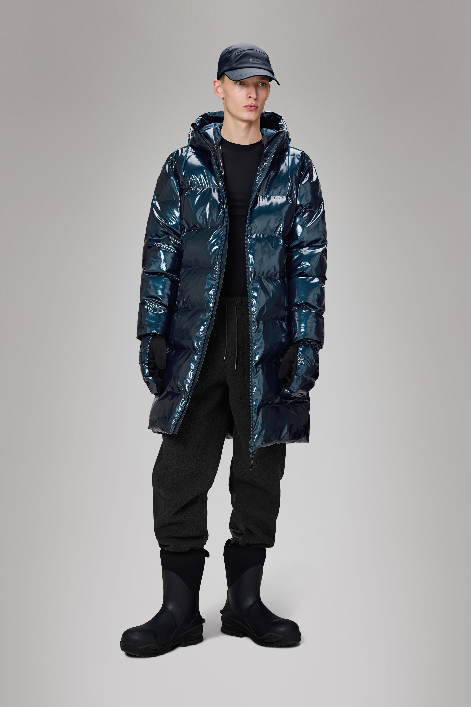 RAINS Alta Longer Puffer Jacket Spill Jacket