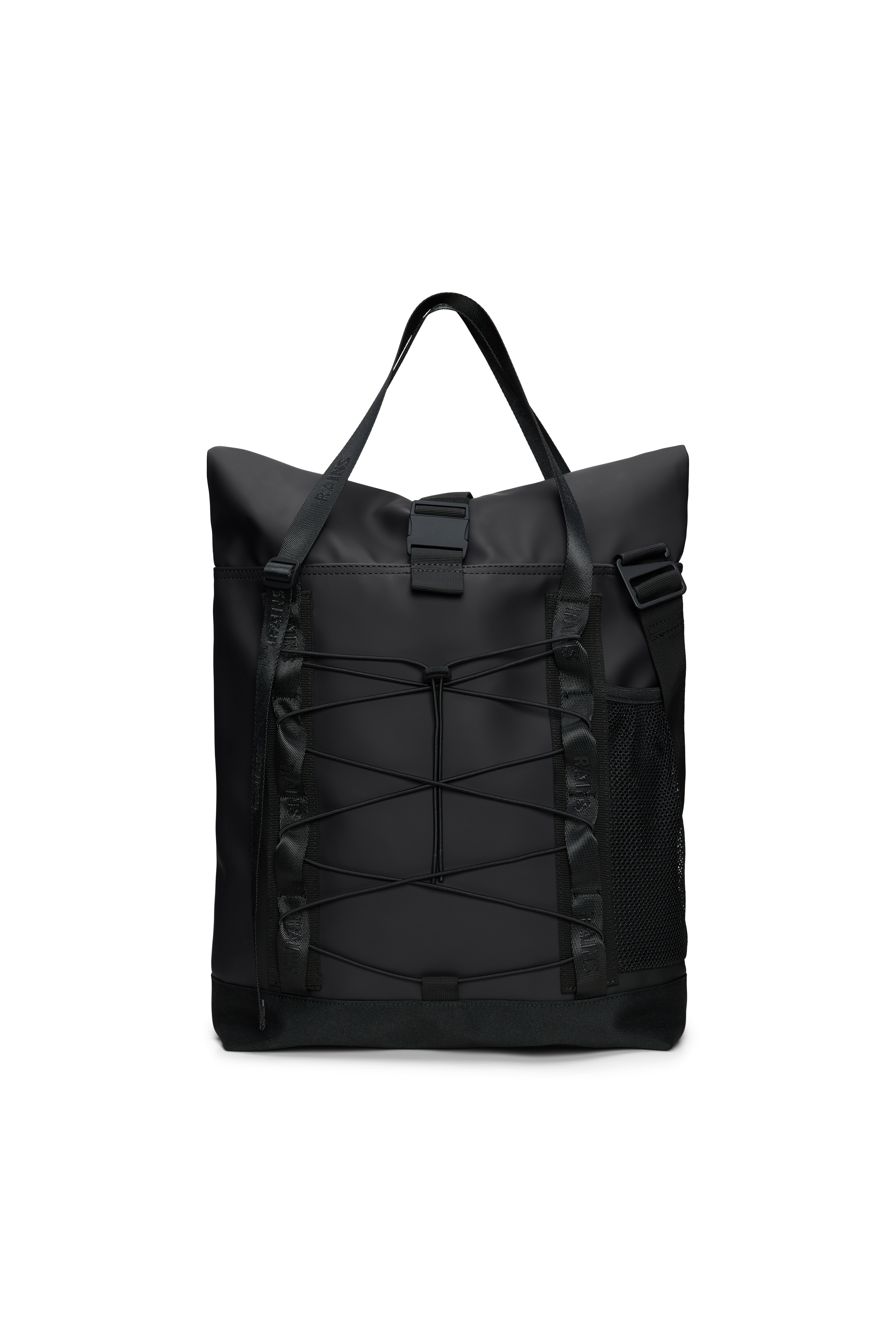 RAINS Trail Rolltop Tote Bag Black 23L H55 x D14 x W36 cm Tote