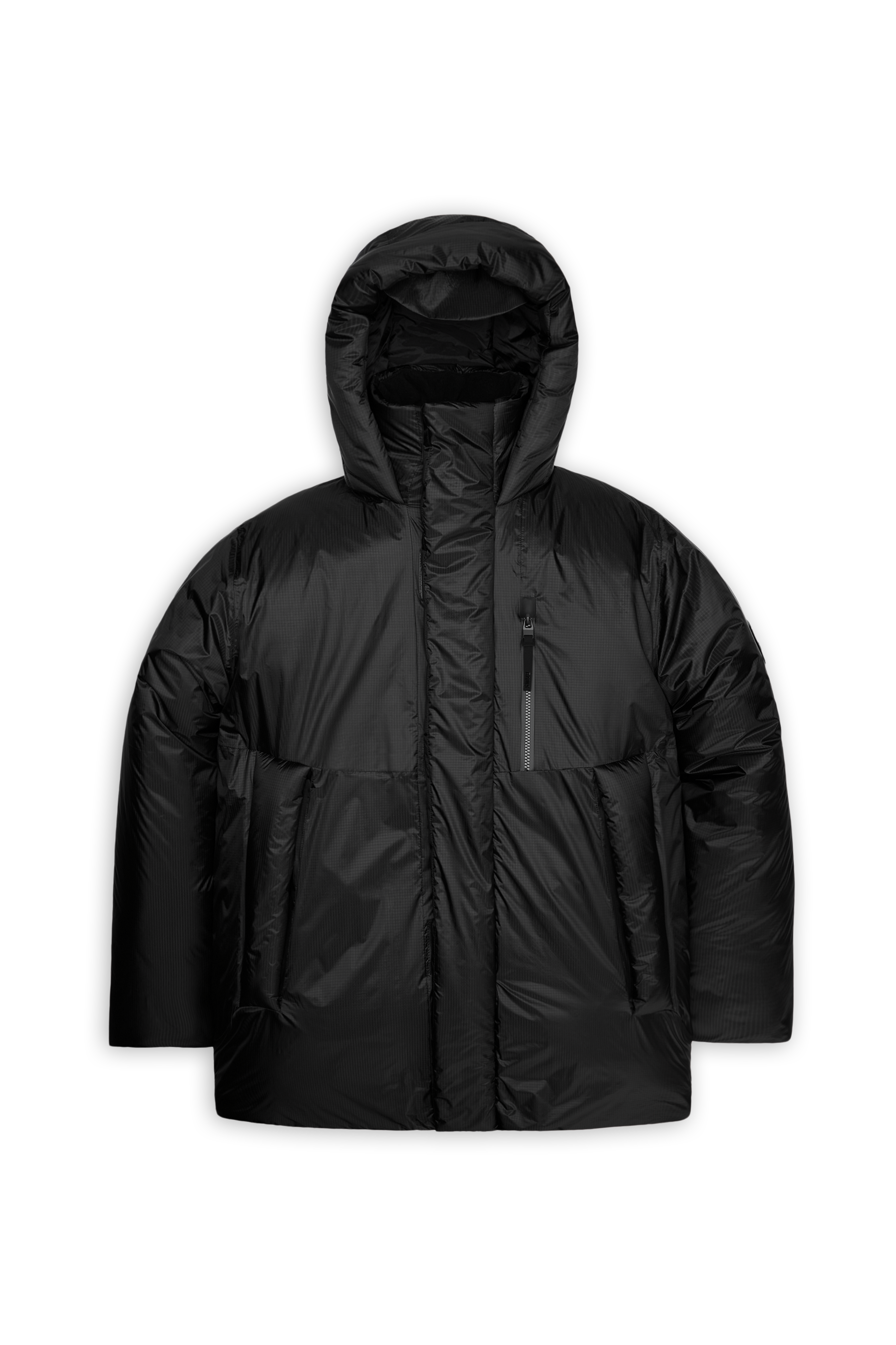RAINS Torna Insulated Long Jacket Black Jacket