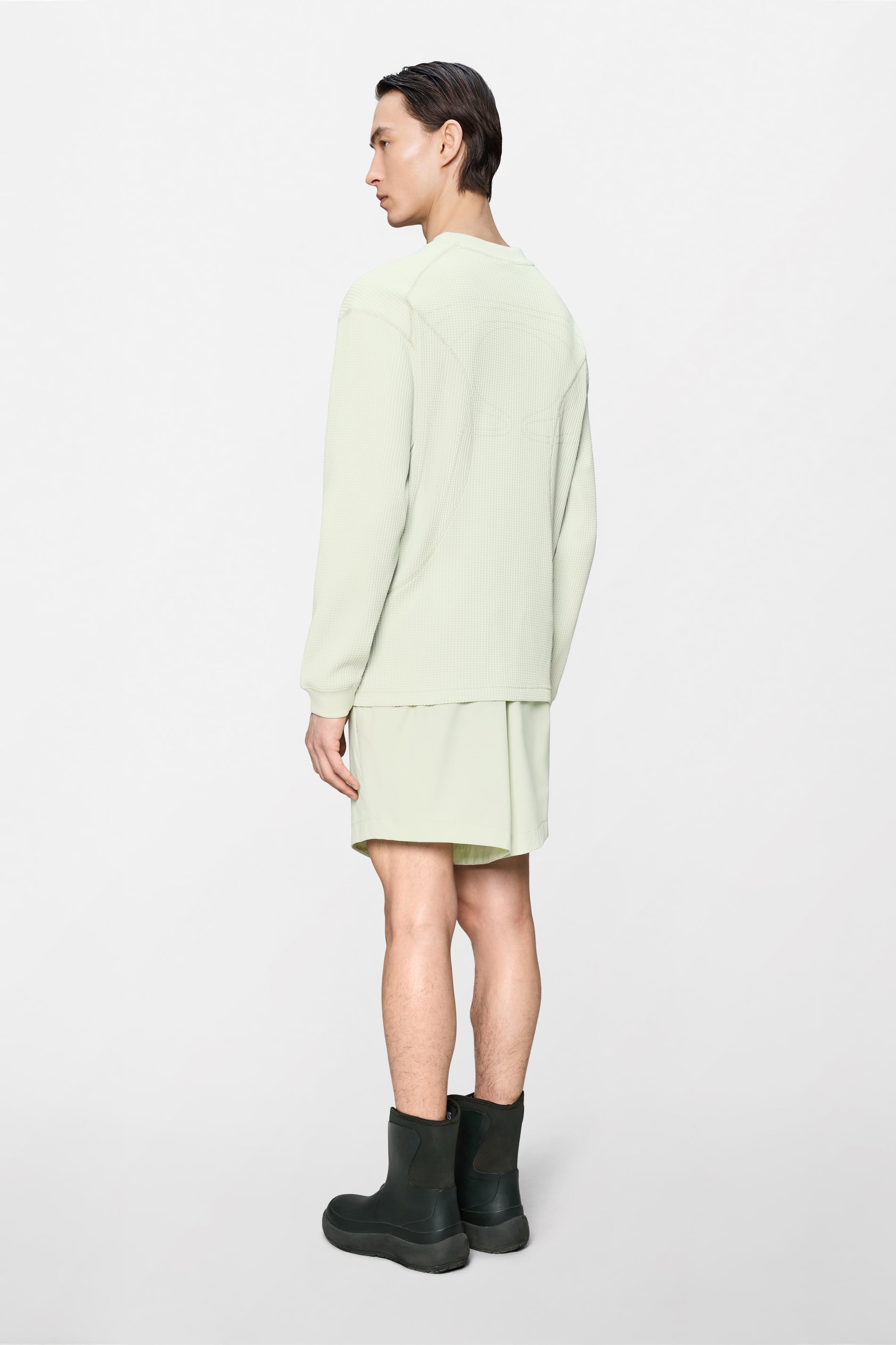 RAINS Waffle Long Sleeve T-shirt Splash Daze Long Sleeve