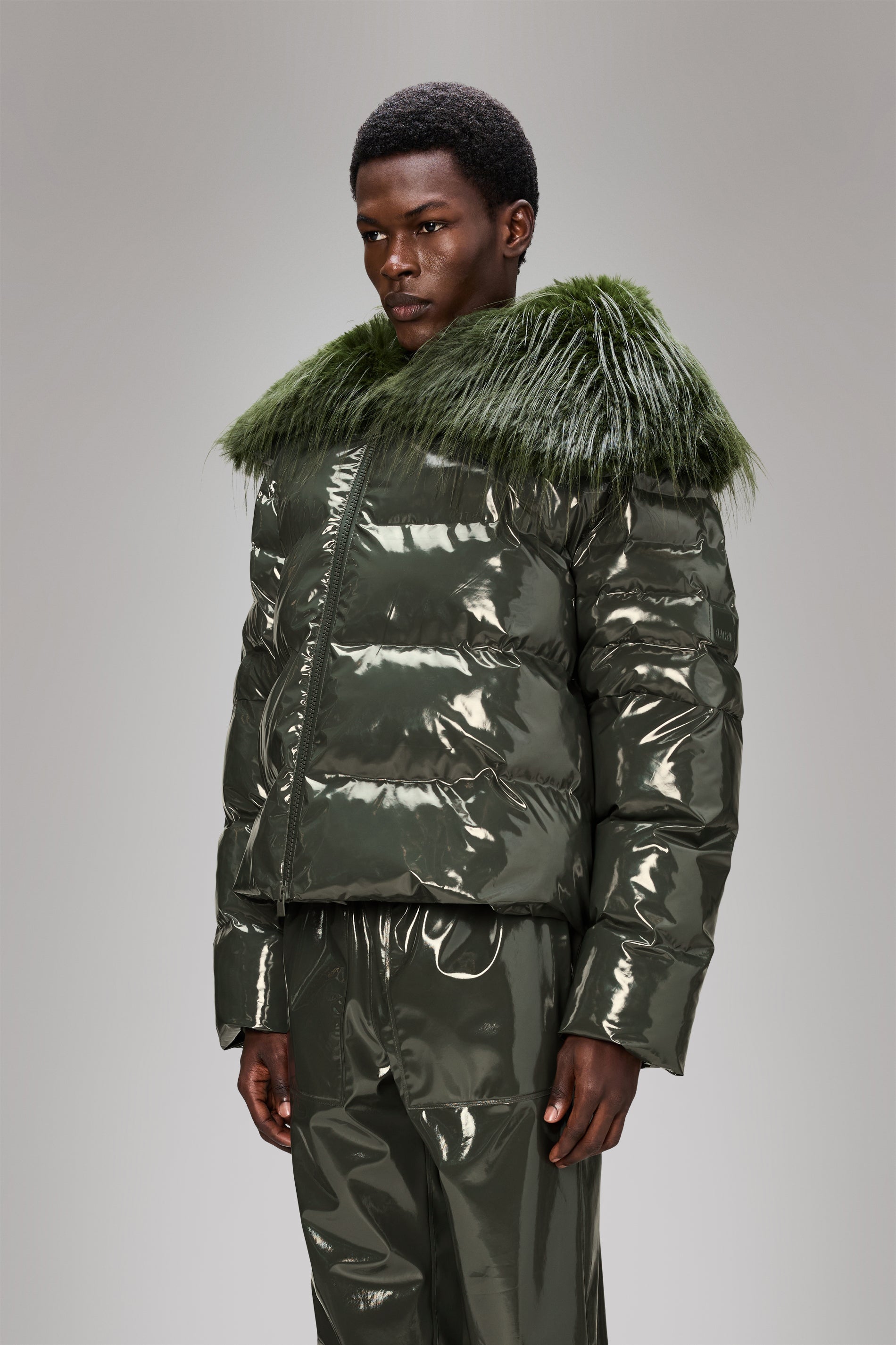 Rains Alta Vision Fleece Jacket Swamp Jacket