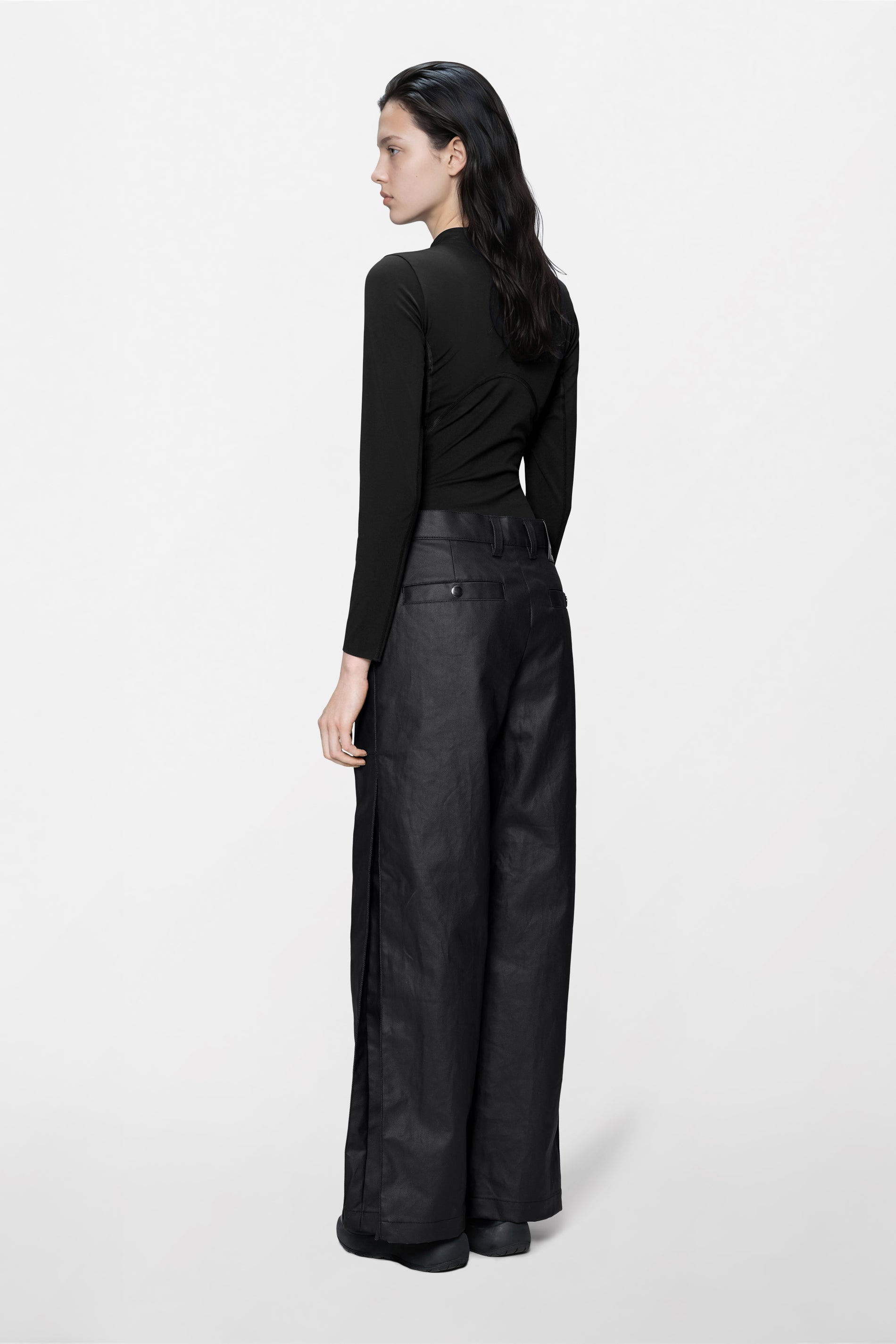 Heavy Woven Pants Straight