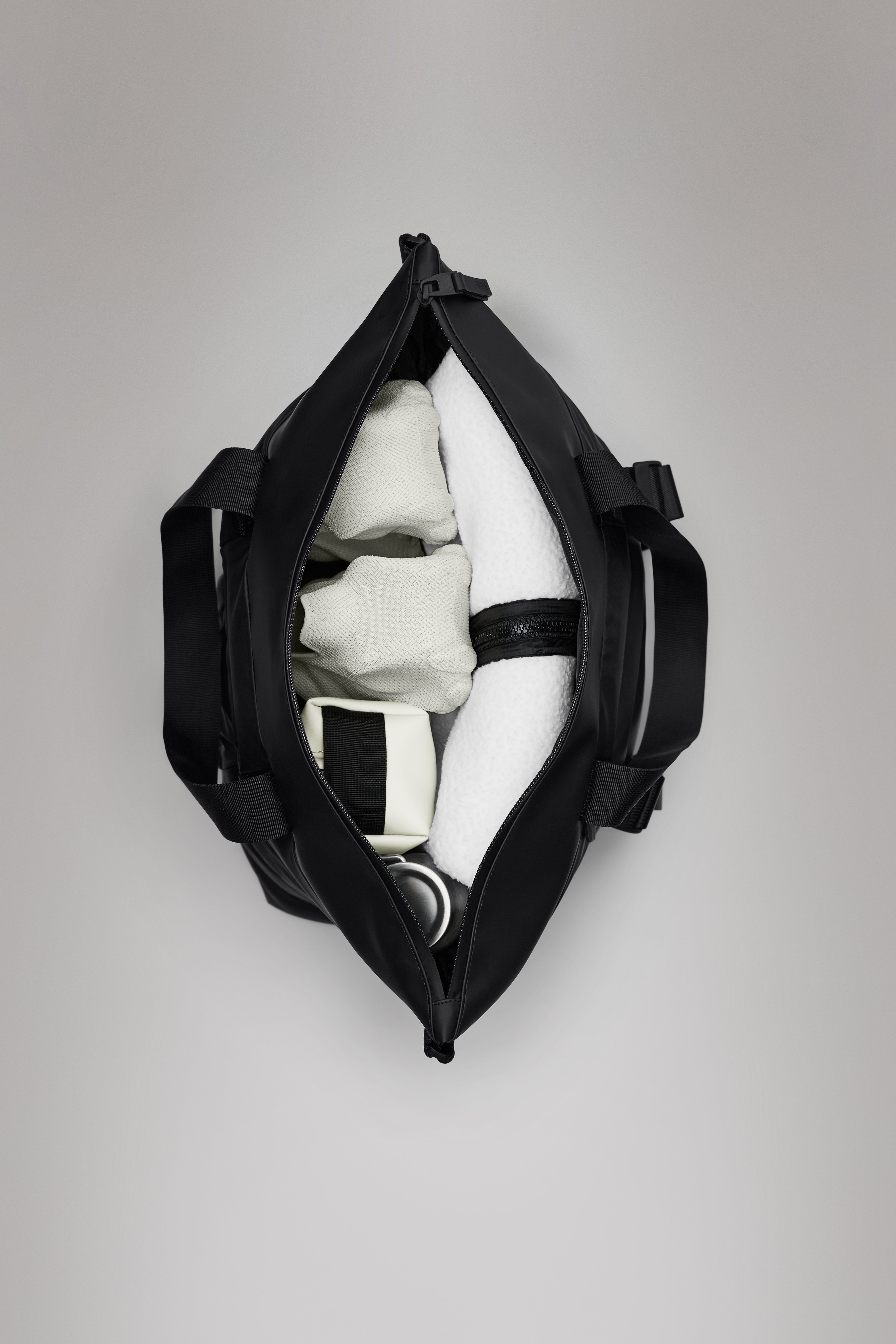 RAINS Puffer Mix Tote Bag Mini Honor 16L H39 x D16 x W42 cm Tote