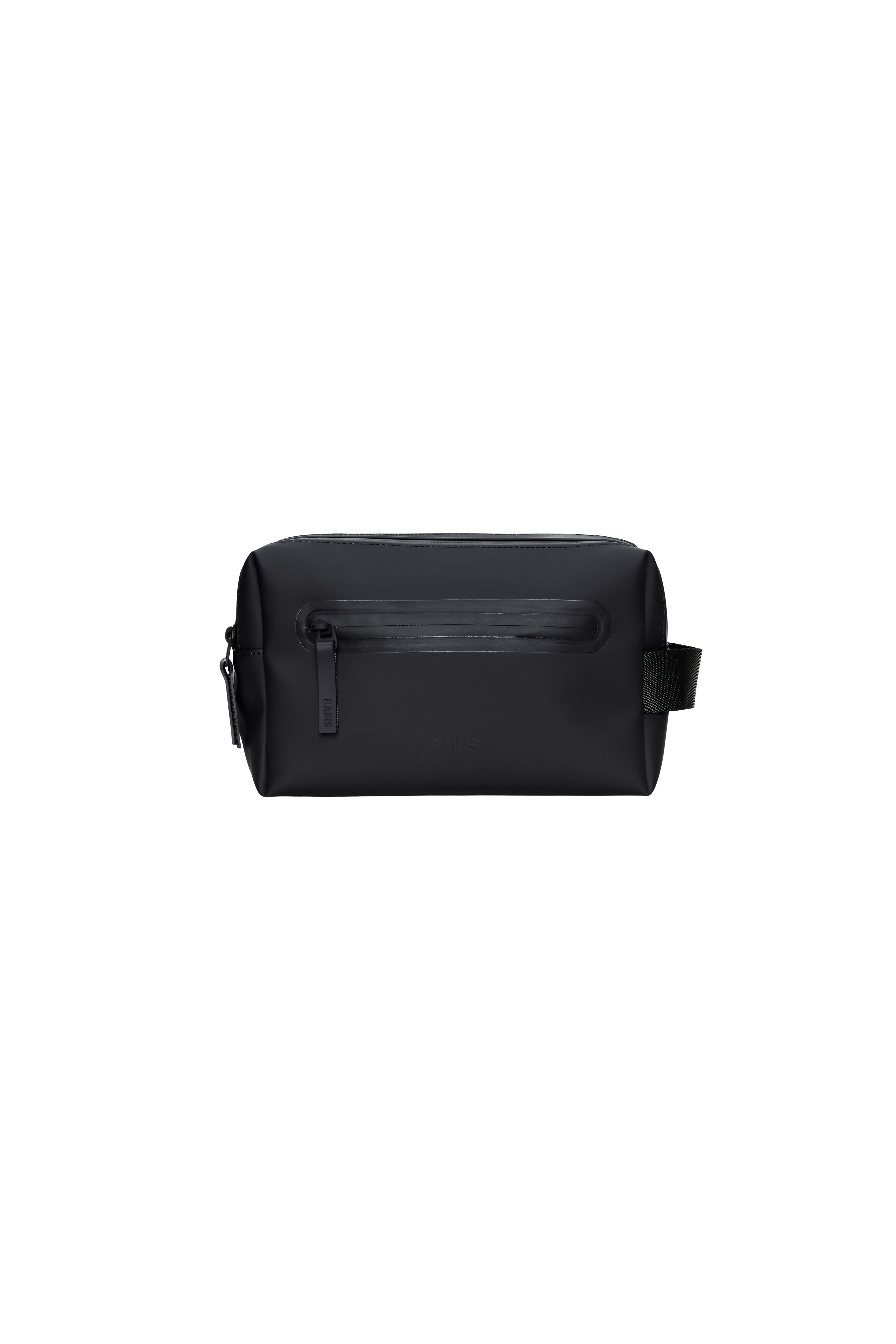 RAINS 2 Zip  Wash Bag Black Wash Bag