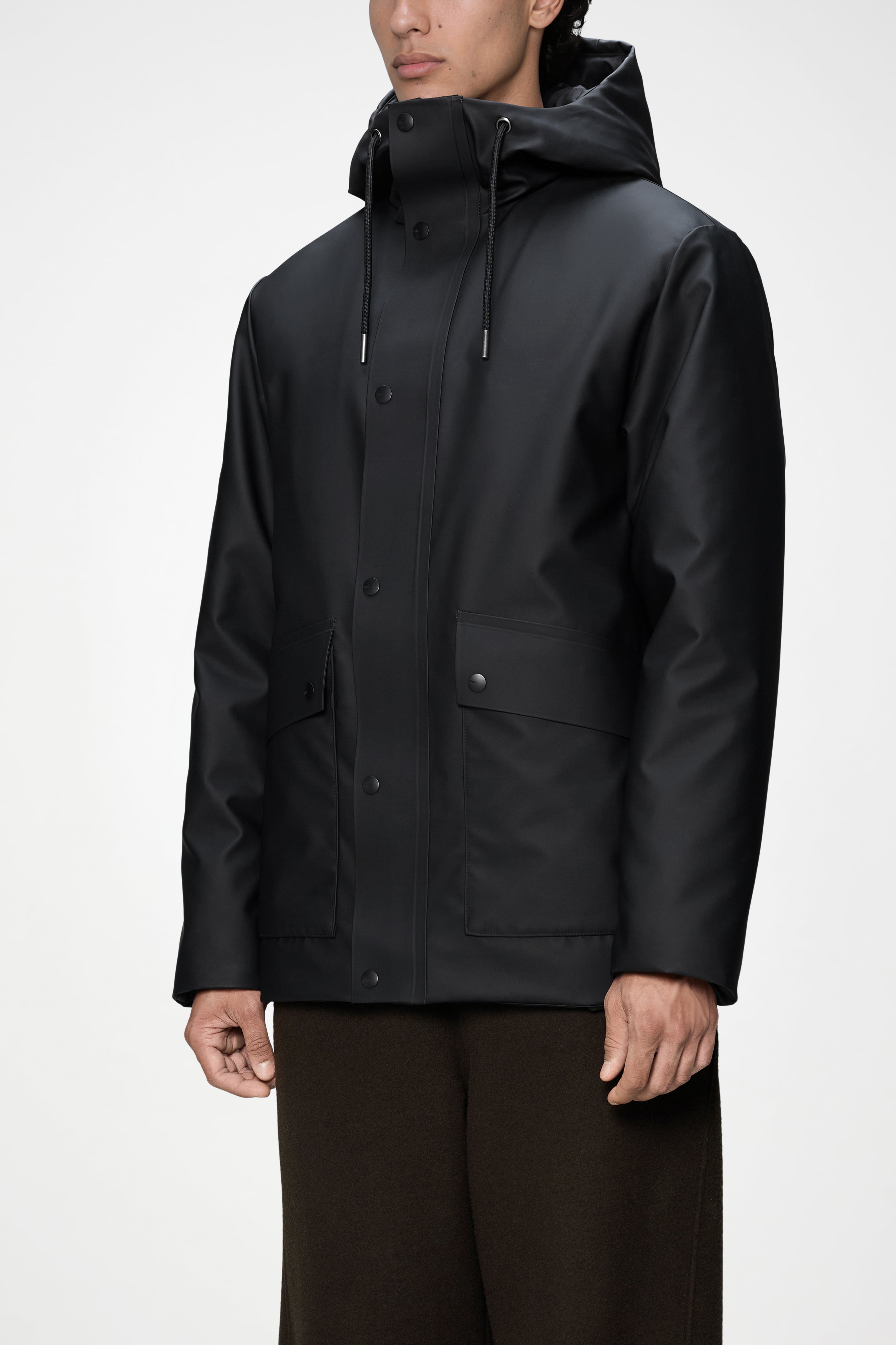 RAINS Nome Parka Black Jacket