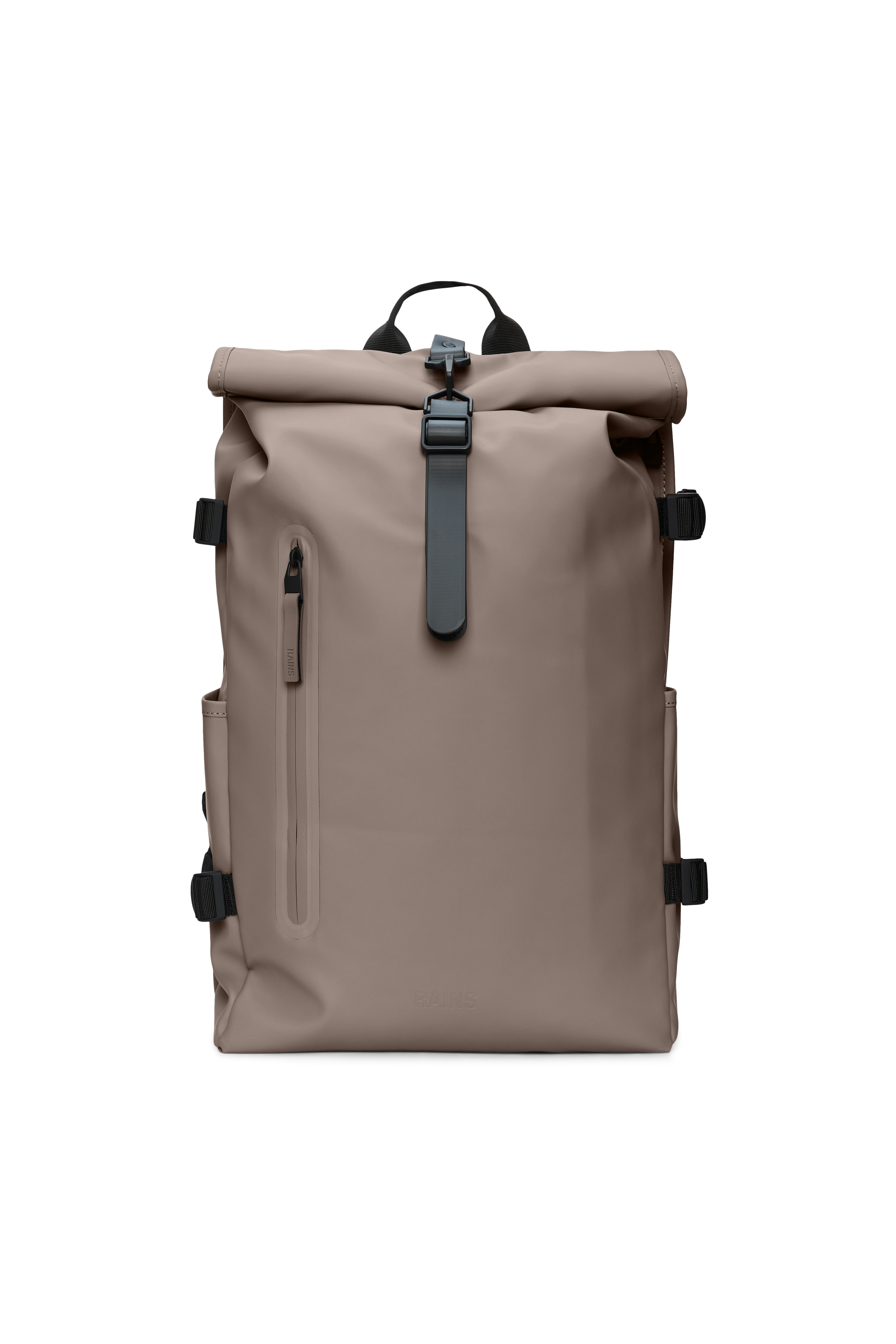RAINS Rolltop Rucksack Large Cinder 28L H63 x D14 x W32 cm Backpack