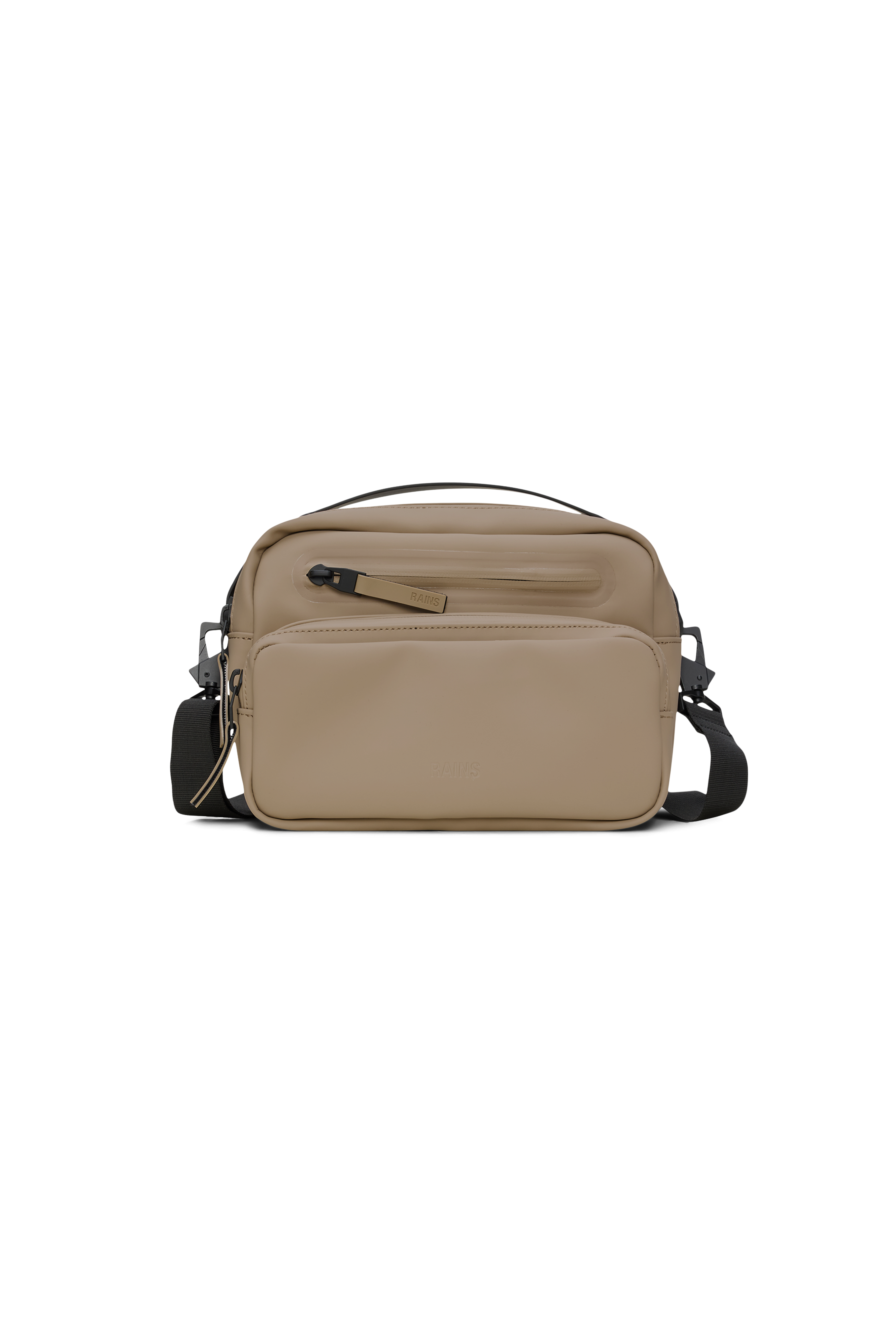 RAINS Cargo Box Bag Beige 4L H18 x D8 x W25 cm Crossbody