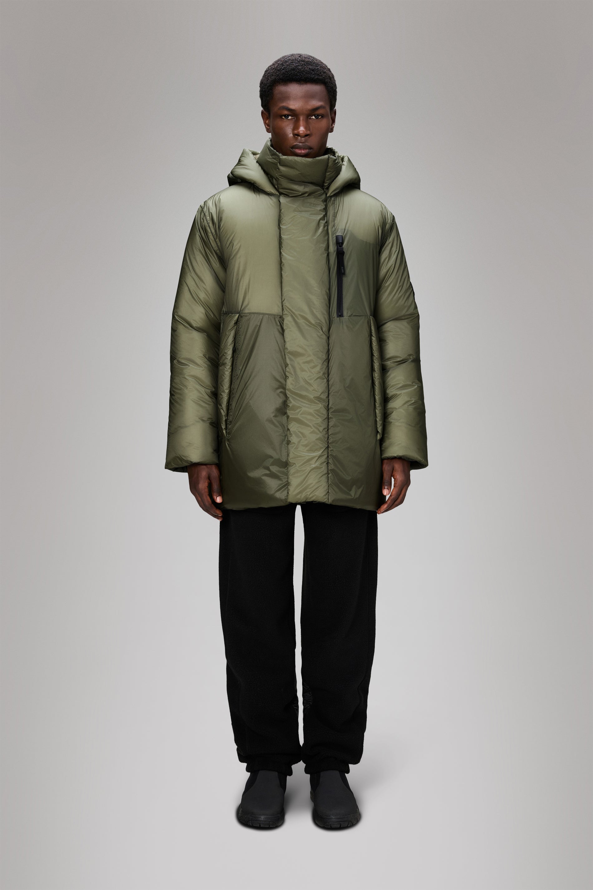RAINS Torna Insulated Long Jacket Marsh Jacket
