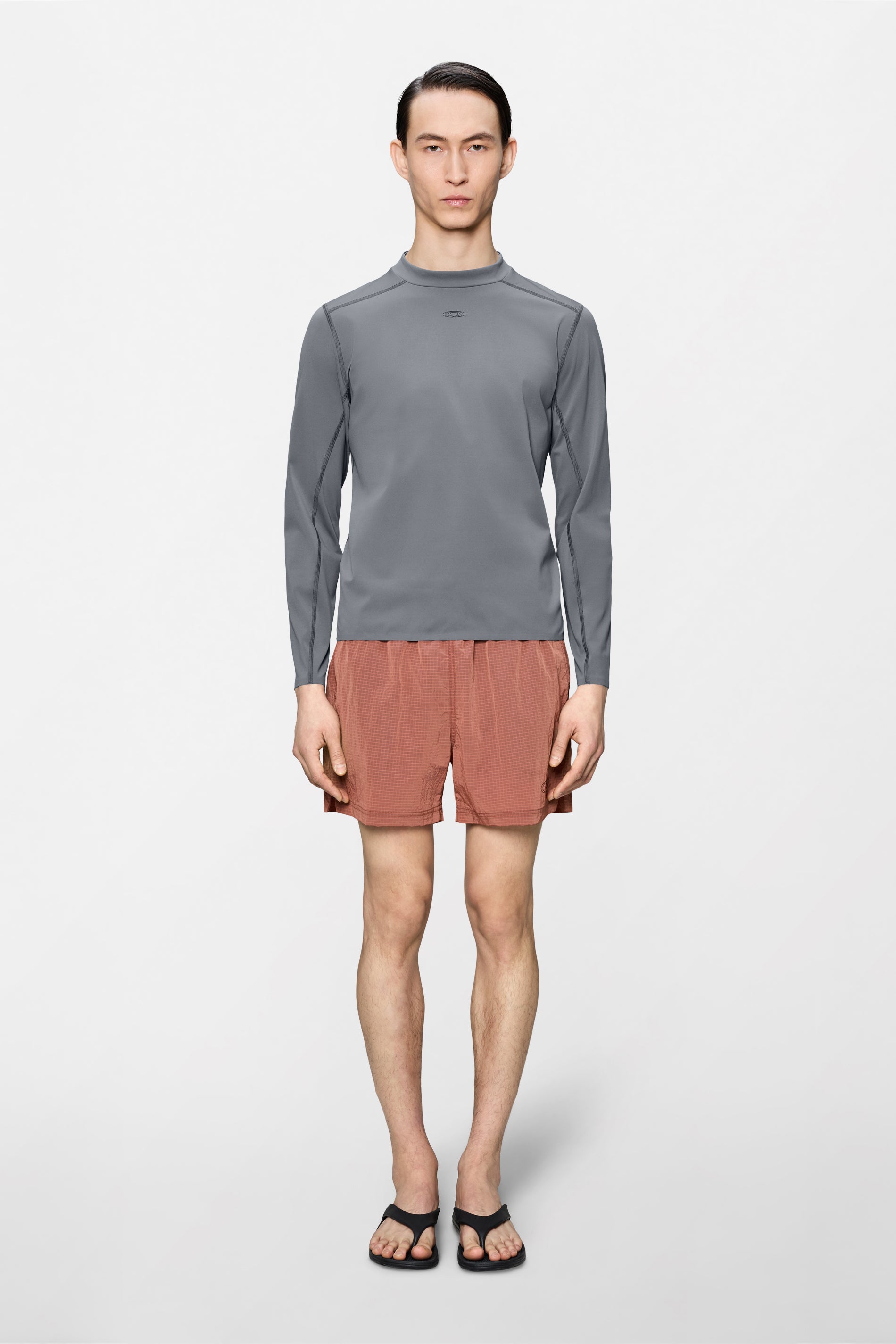 RAINS Warm-Up Long Sleeve Top Shadow Long Sleeve