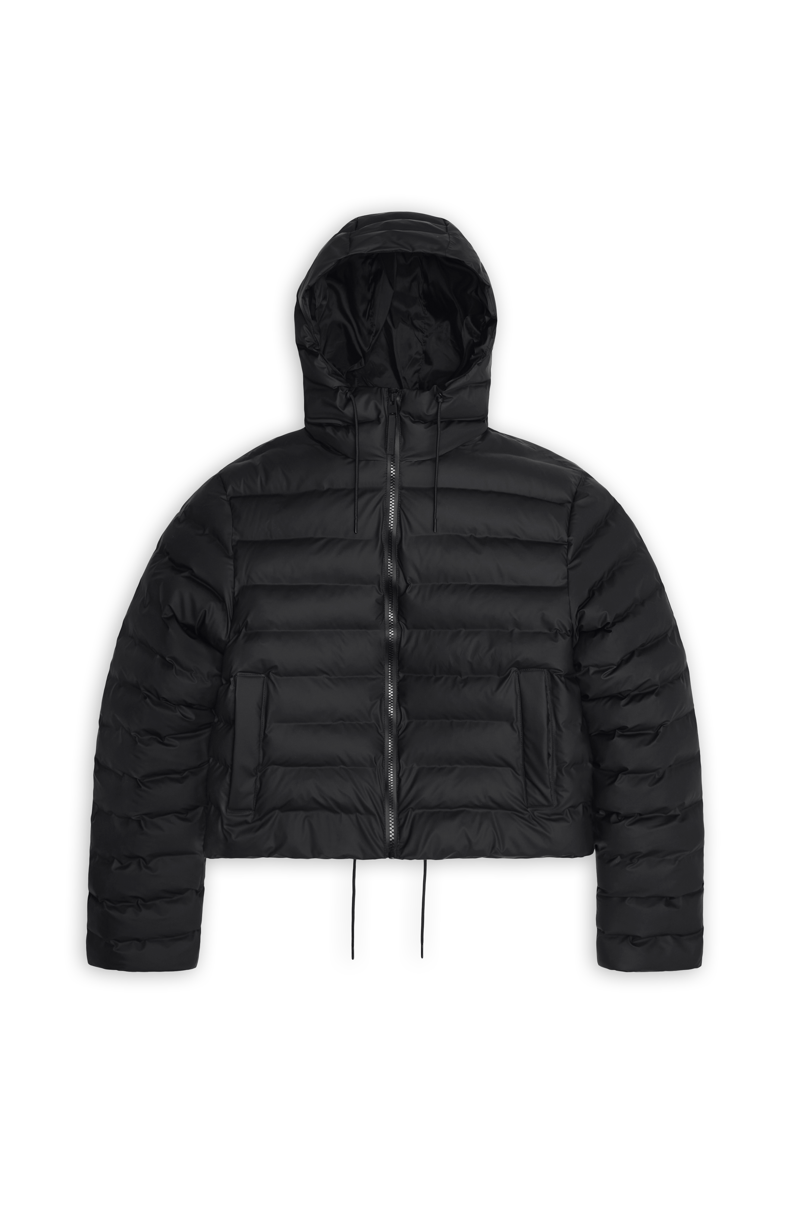 RAINS Lohja Short Puffer Jacket Black Jacket