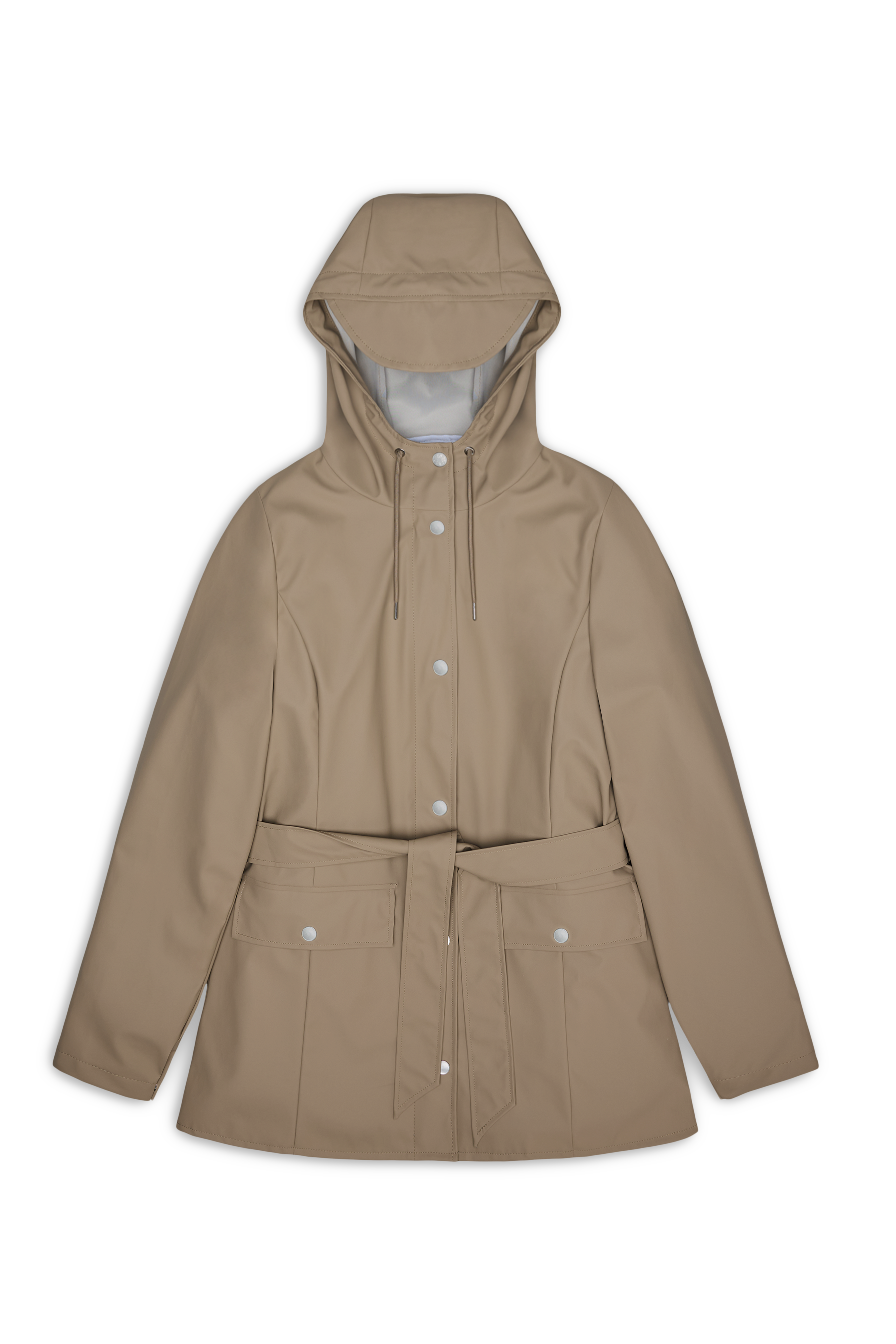 RAINS Curve Jacket Beige Jacket