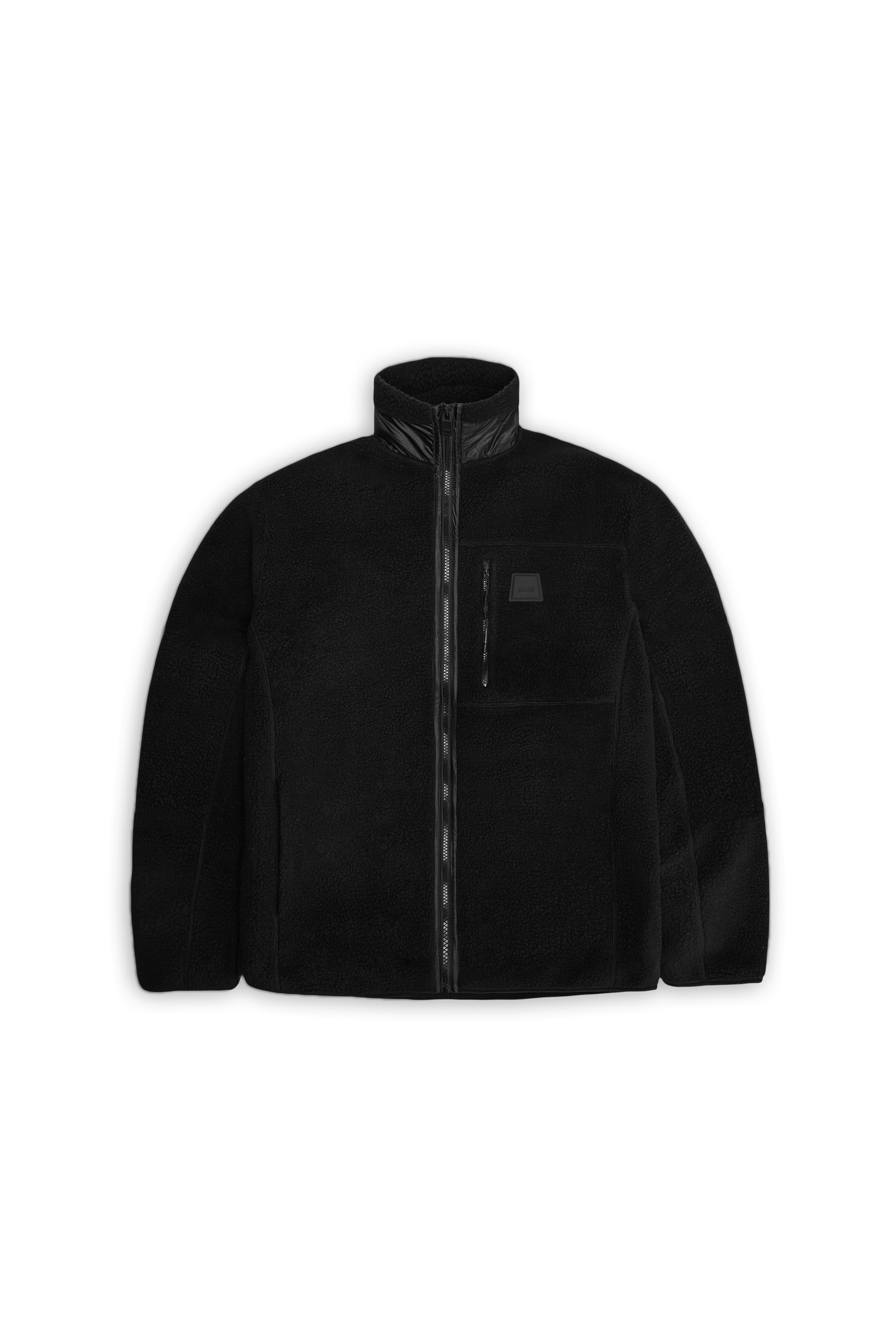 RAINS Yermo Fleece Jacket Black Jacket