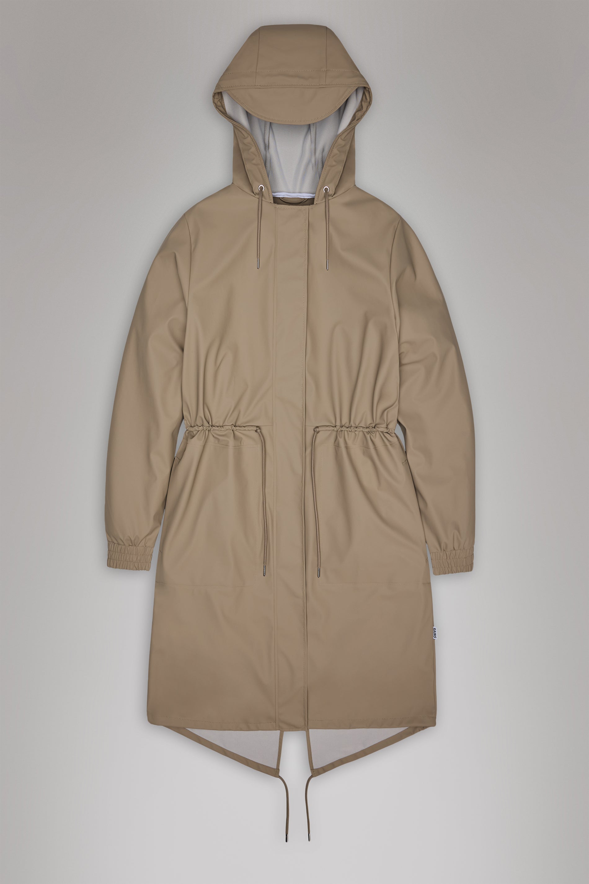 Rains String W Parka Beige Jacket