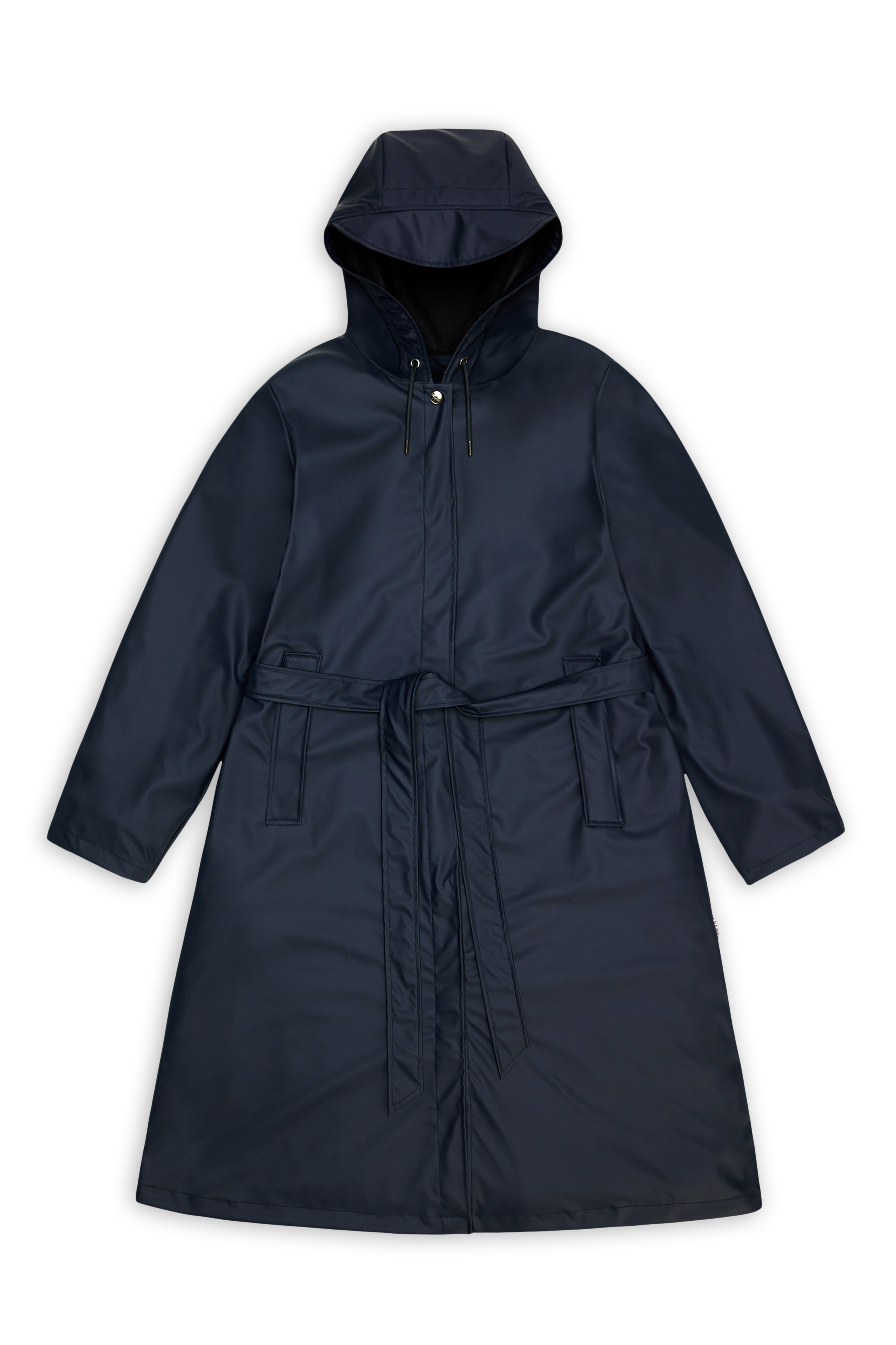 RAINS A-Line Longer W Jacket Navy Jacket