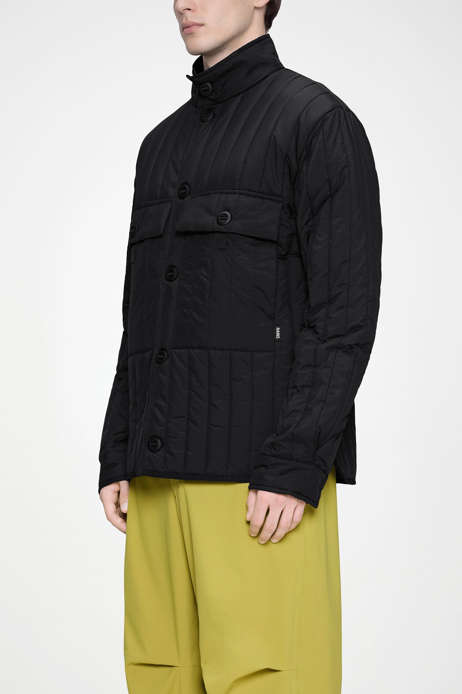 RAINS Banja Liner Pocket Jacket Black Jacket