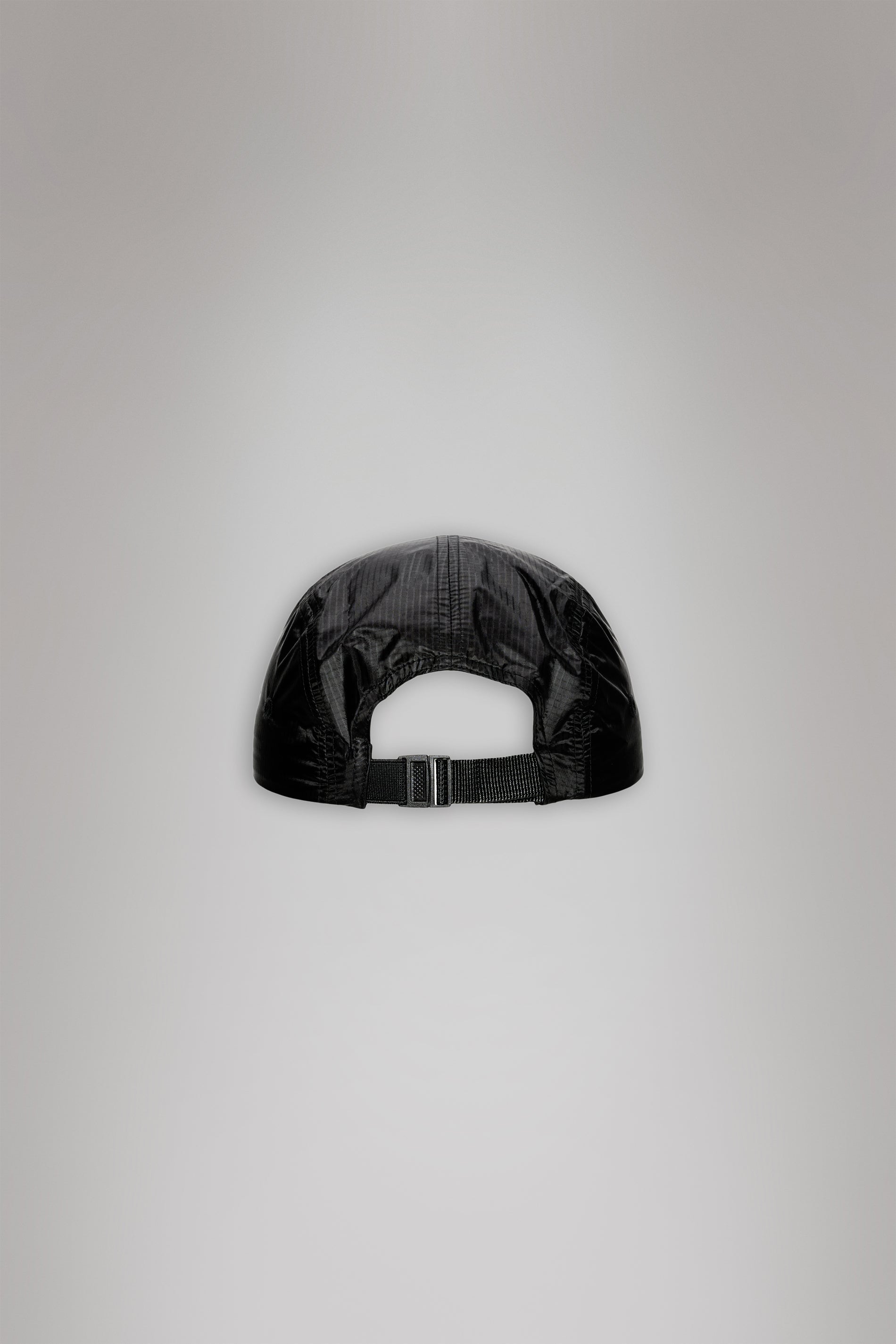 RAINS 5 Panel Ripstop Cap Black Headwear