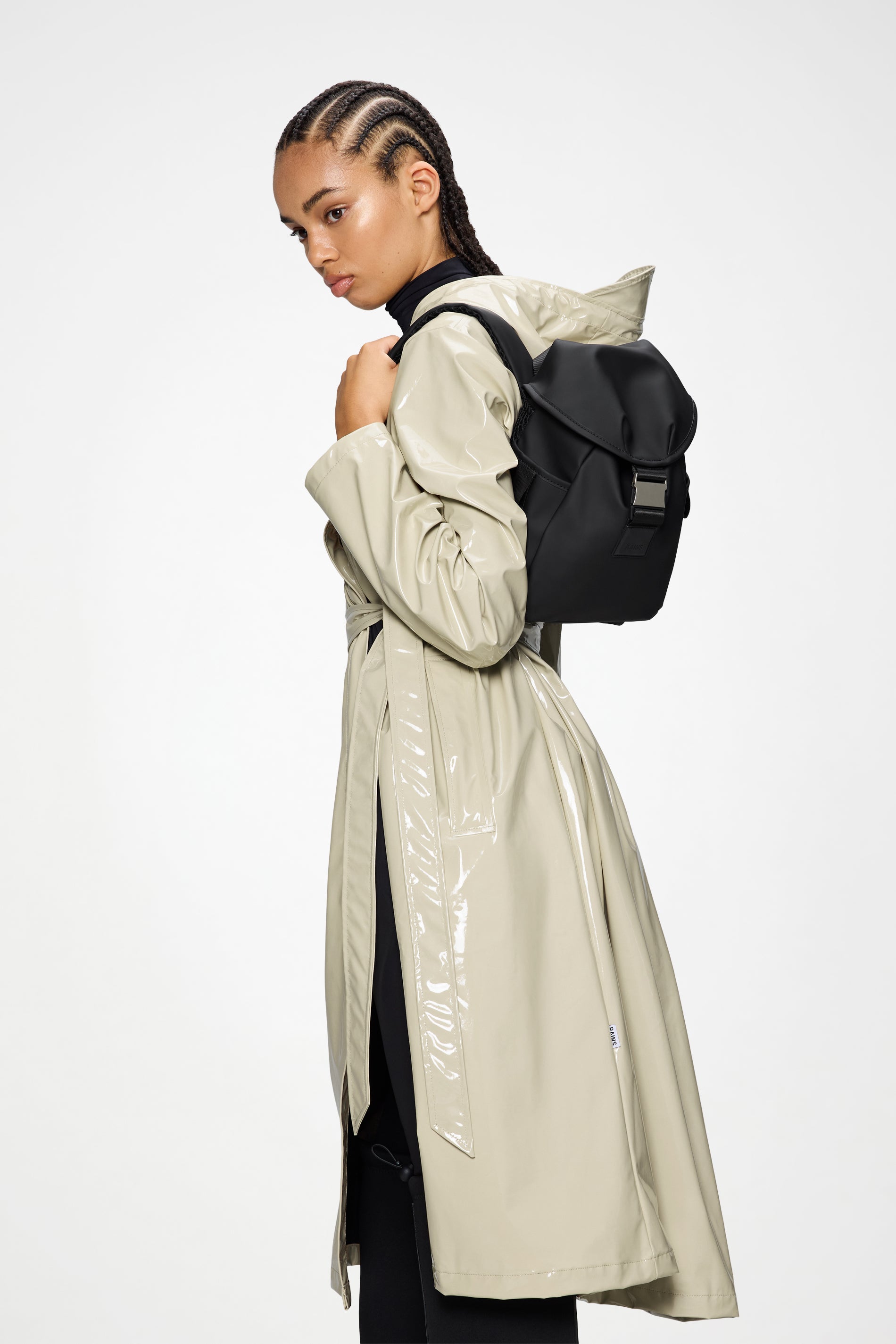 RAINS Valera Bucket Backpack Mini Black 5.50L H26 x D10 x W22 cm Backpack