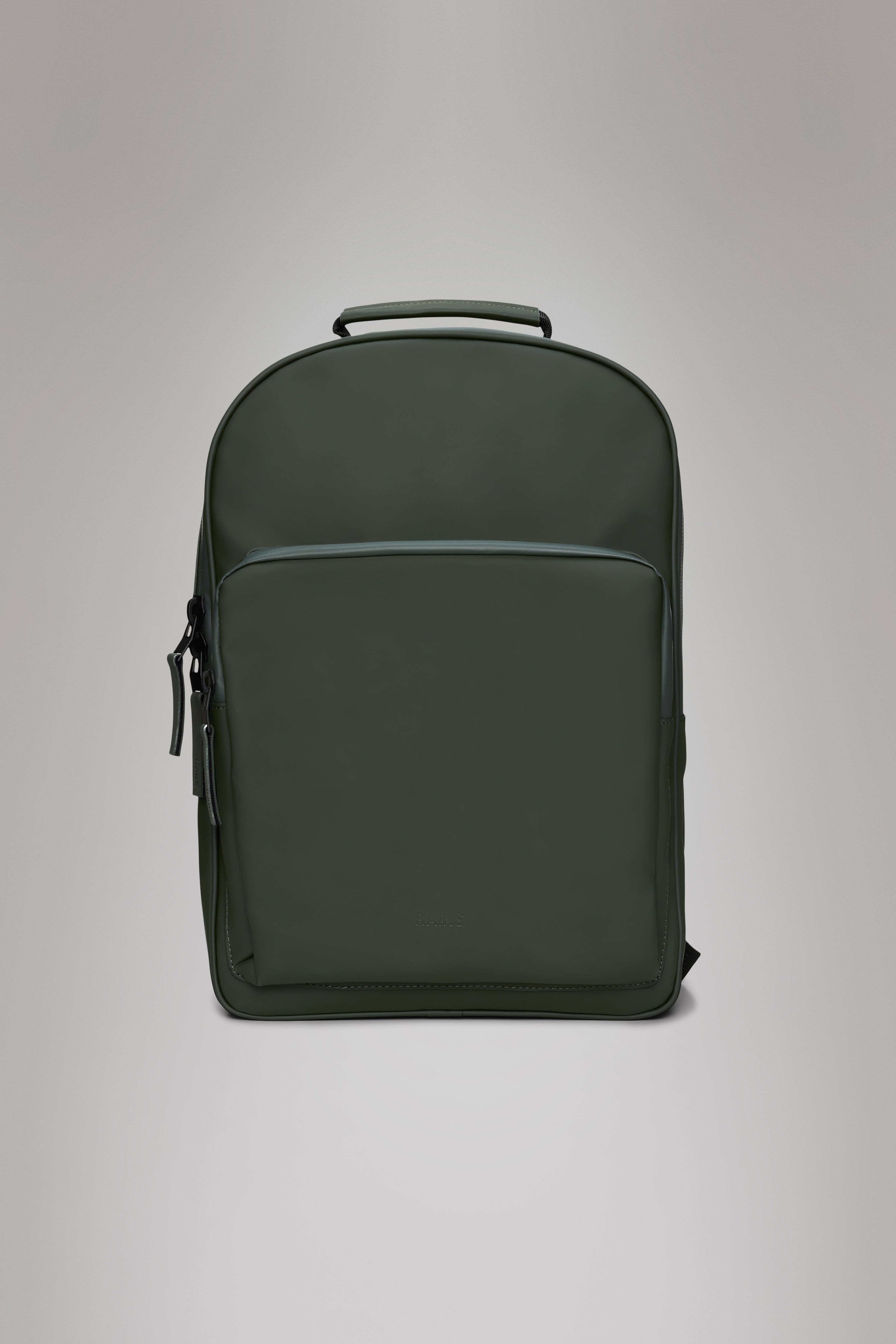 RAINS Book Daypack Large Green 15L H45 x D12 x W30 cm Backpack