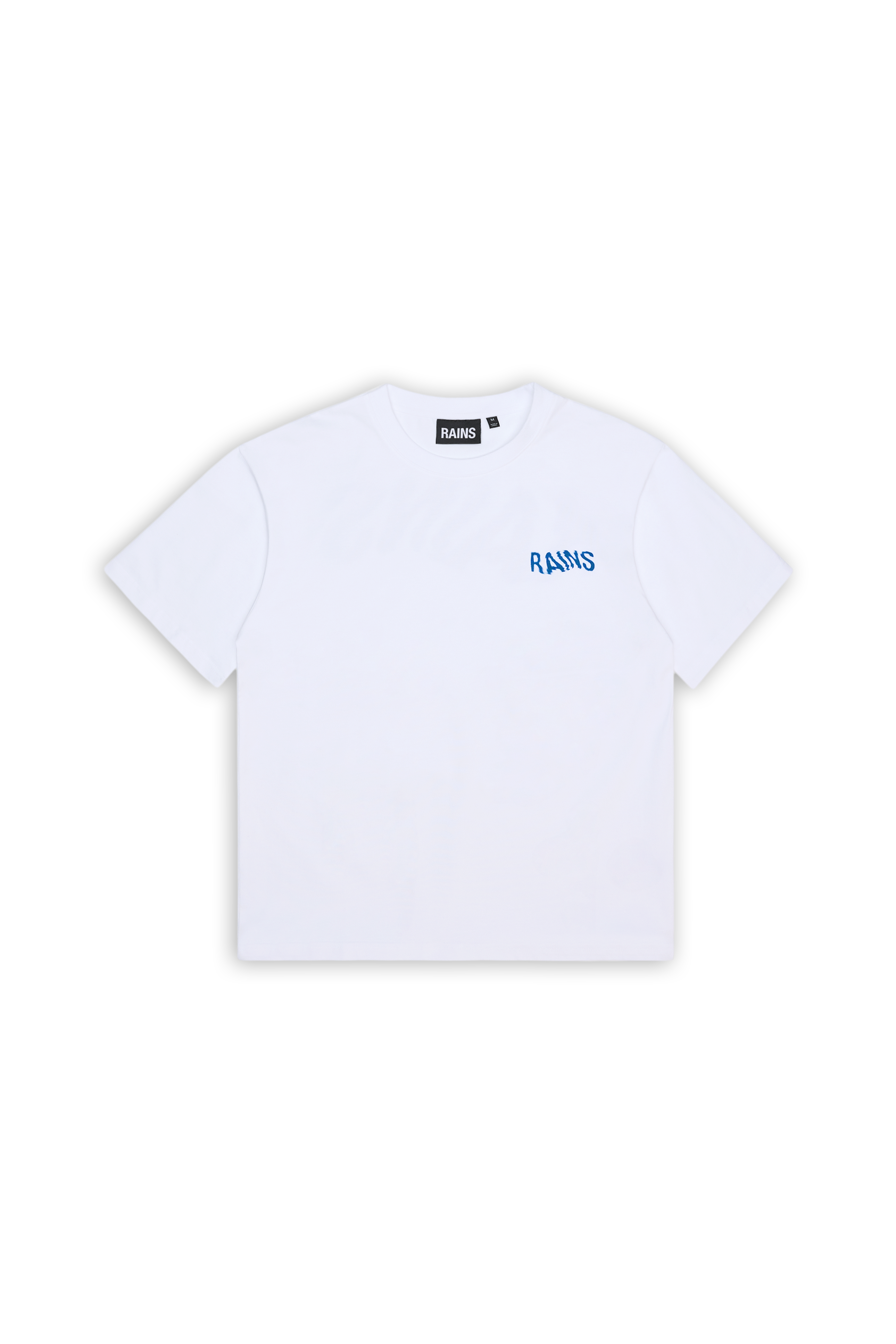RAINS Classic T-shirt Ripple White Short Sleeve