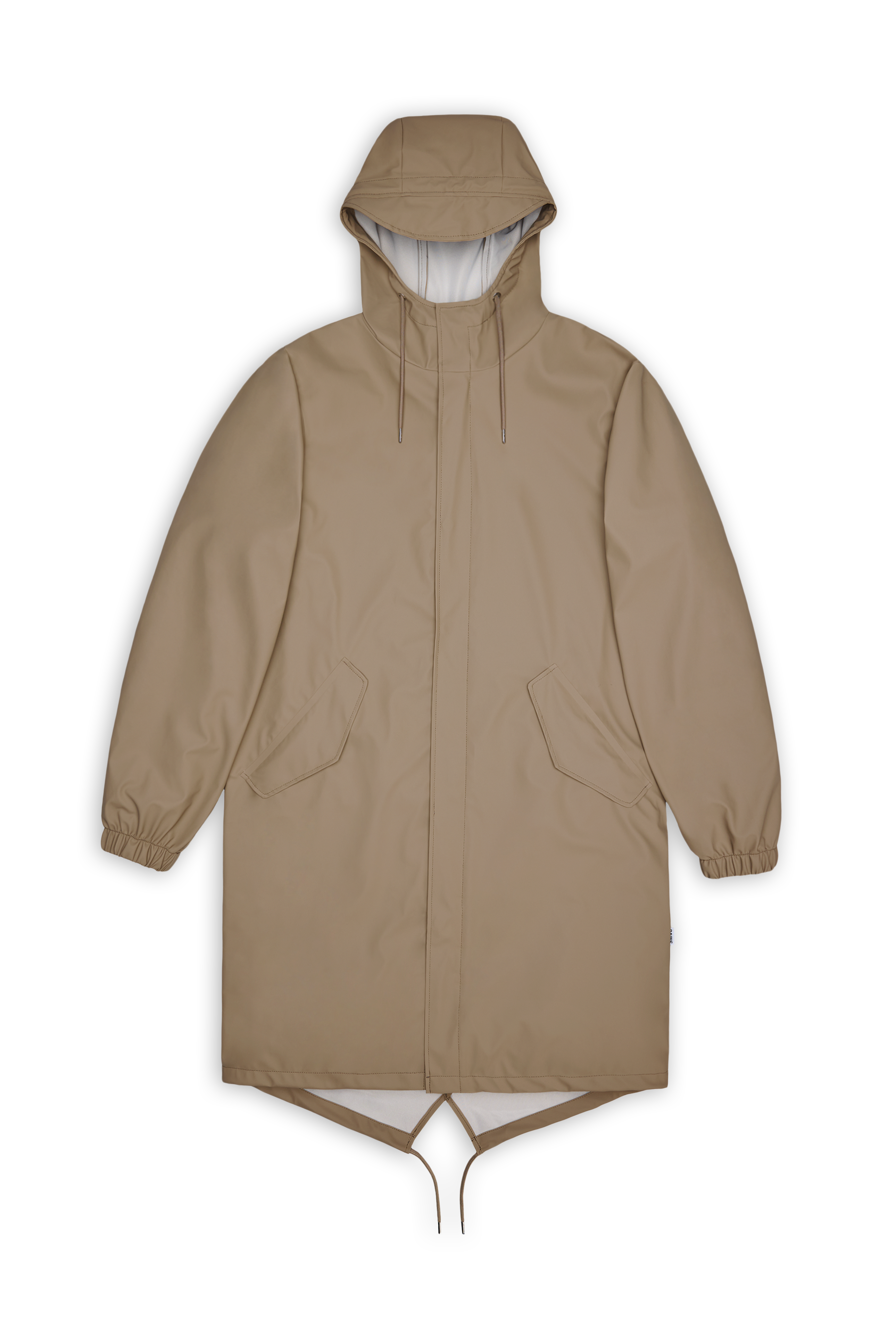 RAINS Fishtail Parka Beige Jacket