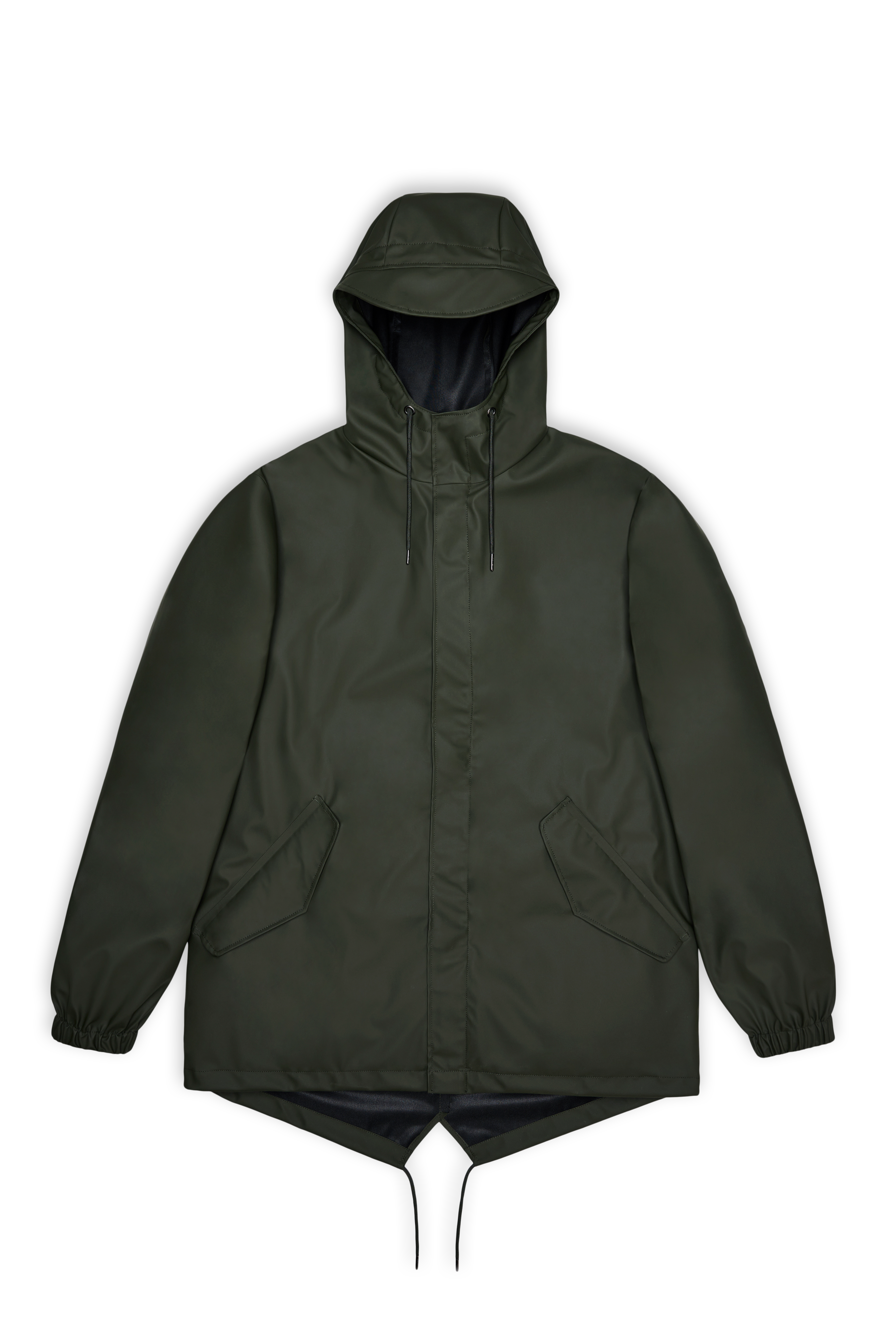 RAINS Fishtail Jacket Green Jacket