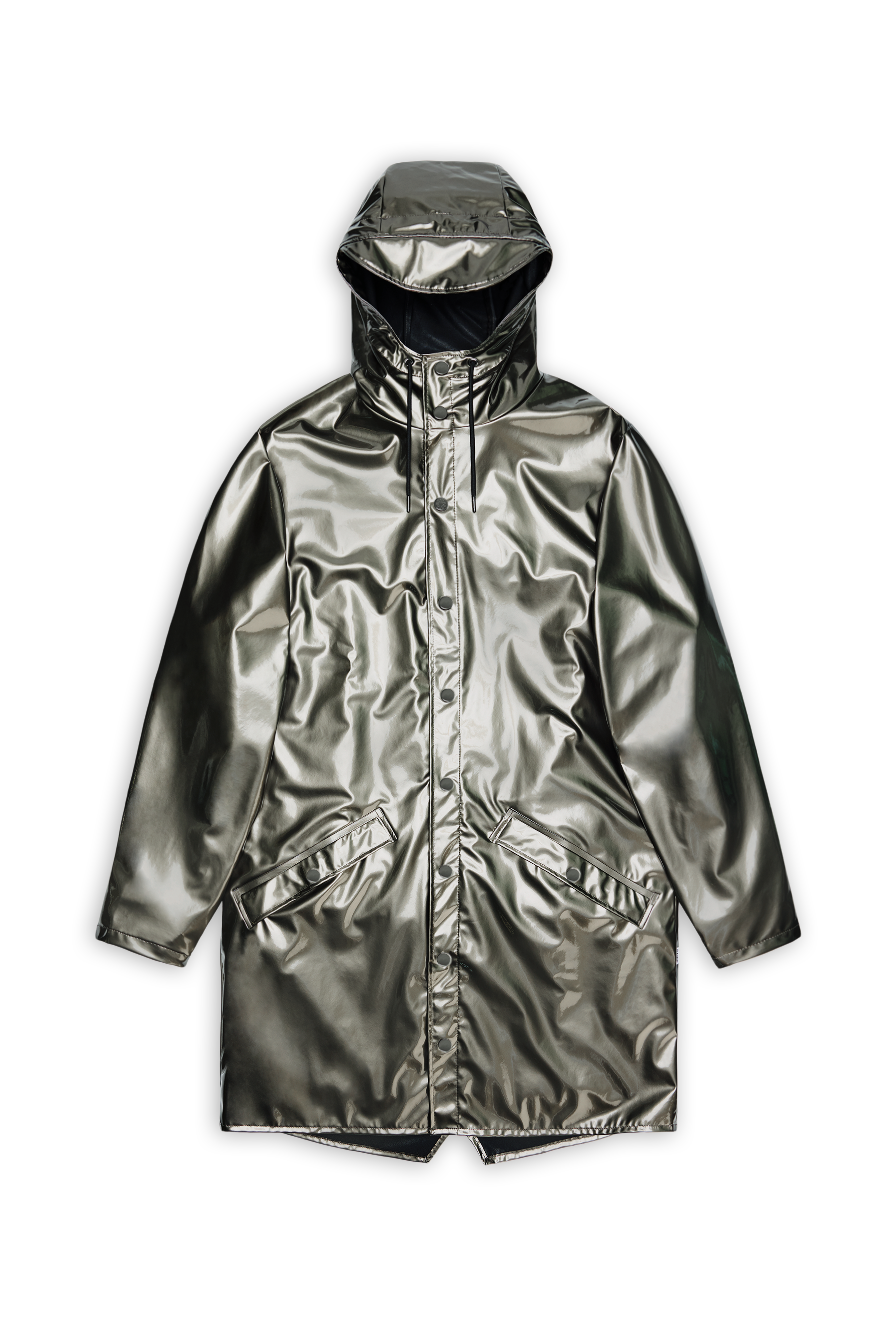 RAINS Long Jacket Raven Jacket