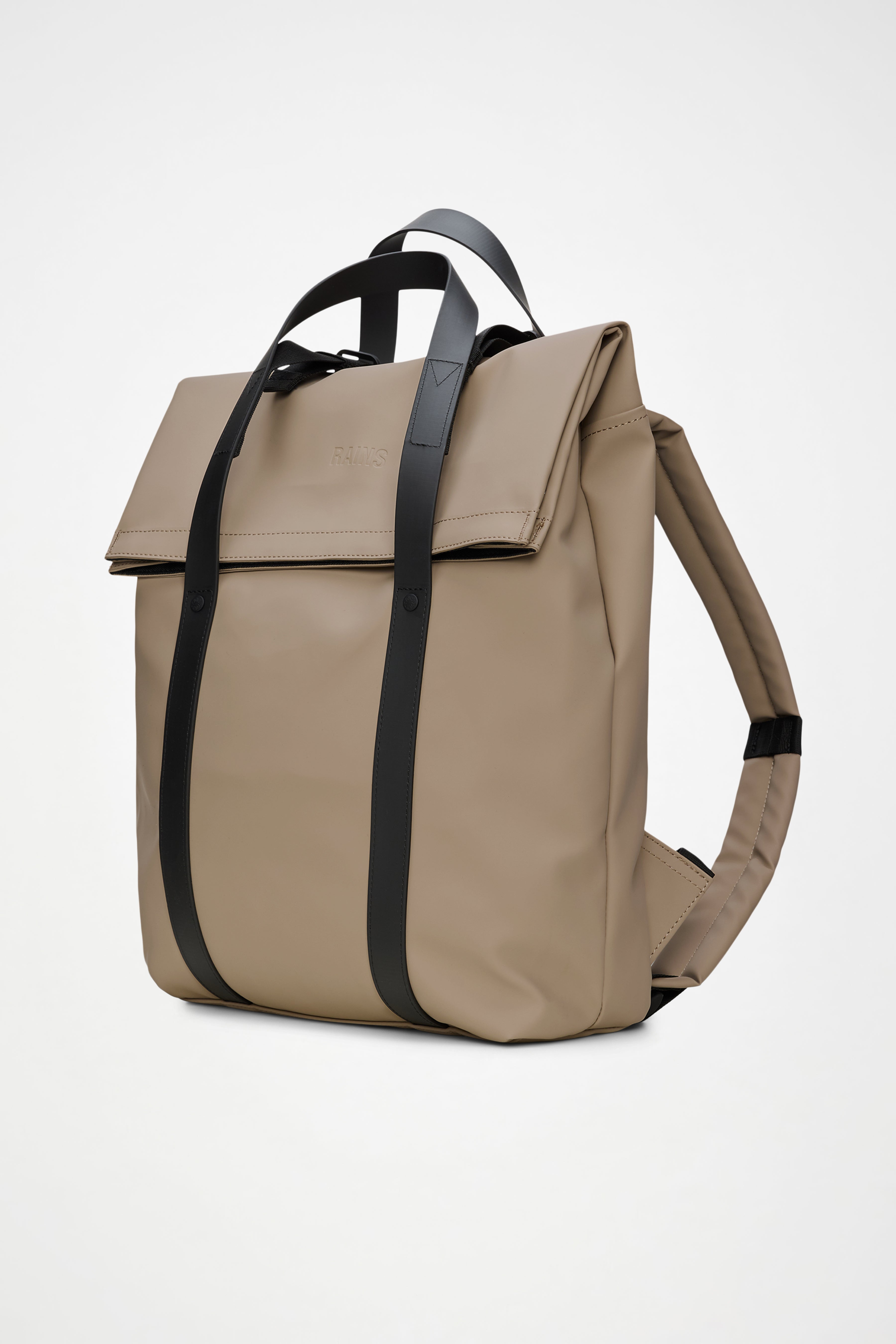 RAINS 2 Way Tote Backpack Beige Backpack