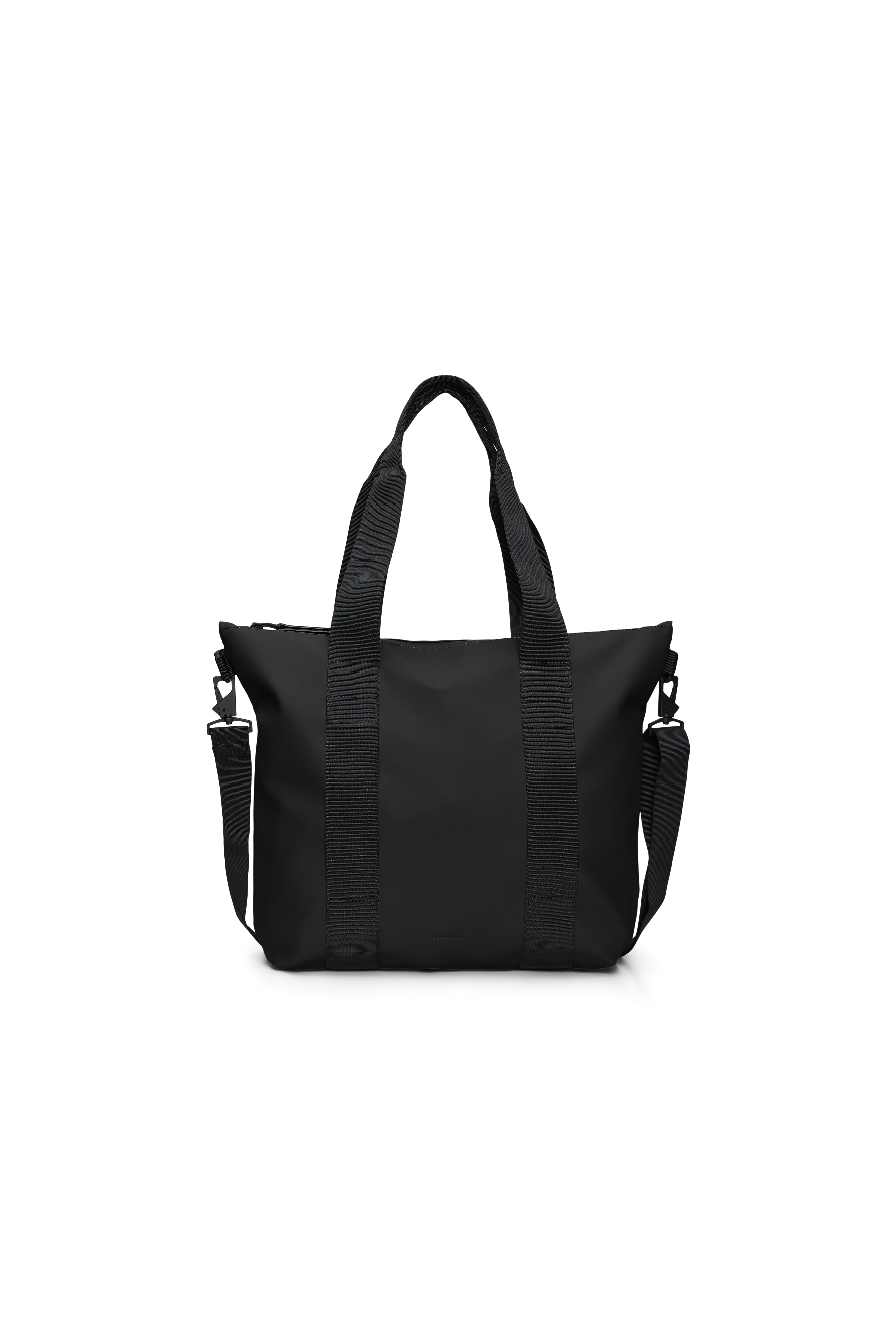 RAINS Tote Bag Mini Black 18.50L H36 x D13 x W46 cm Tote