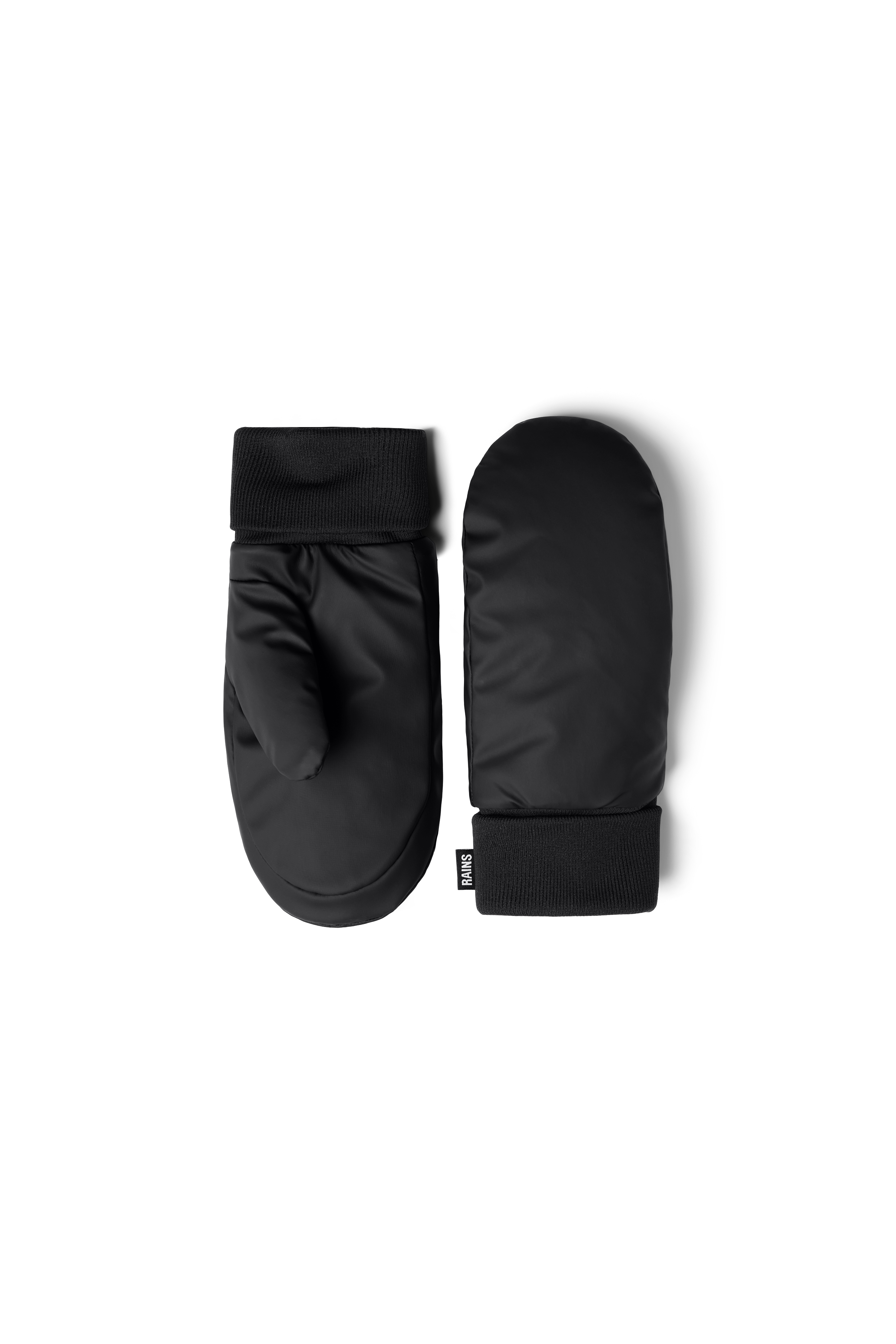 RAINS Alta Puffer Mittens Black Gloves & Mittens