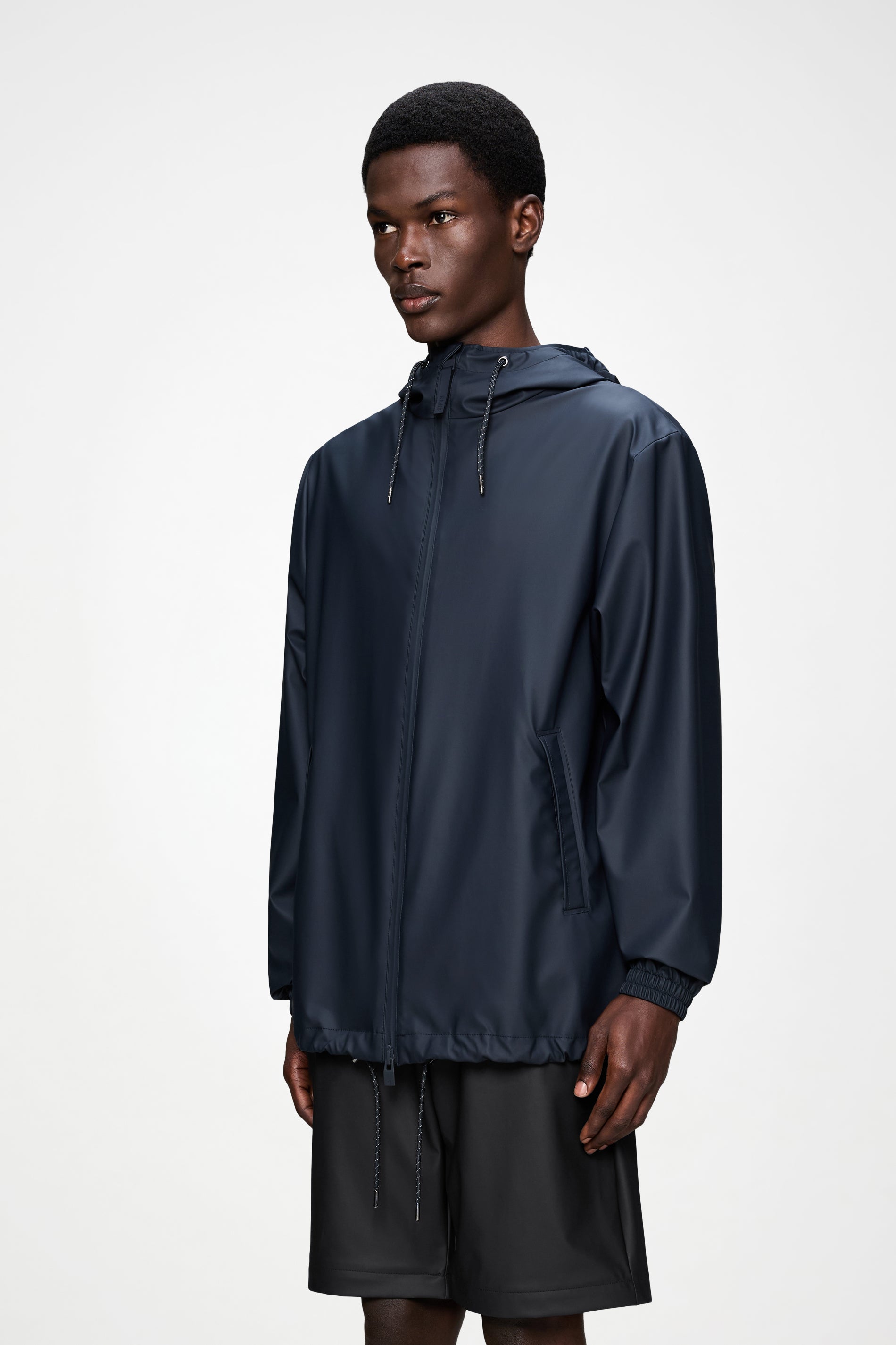 RAINS Storm Breaker Navy Jacket