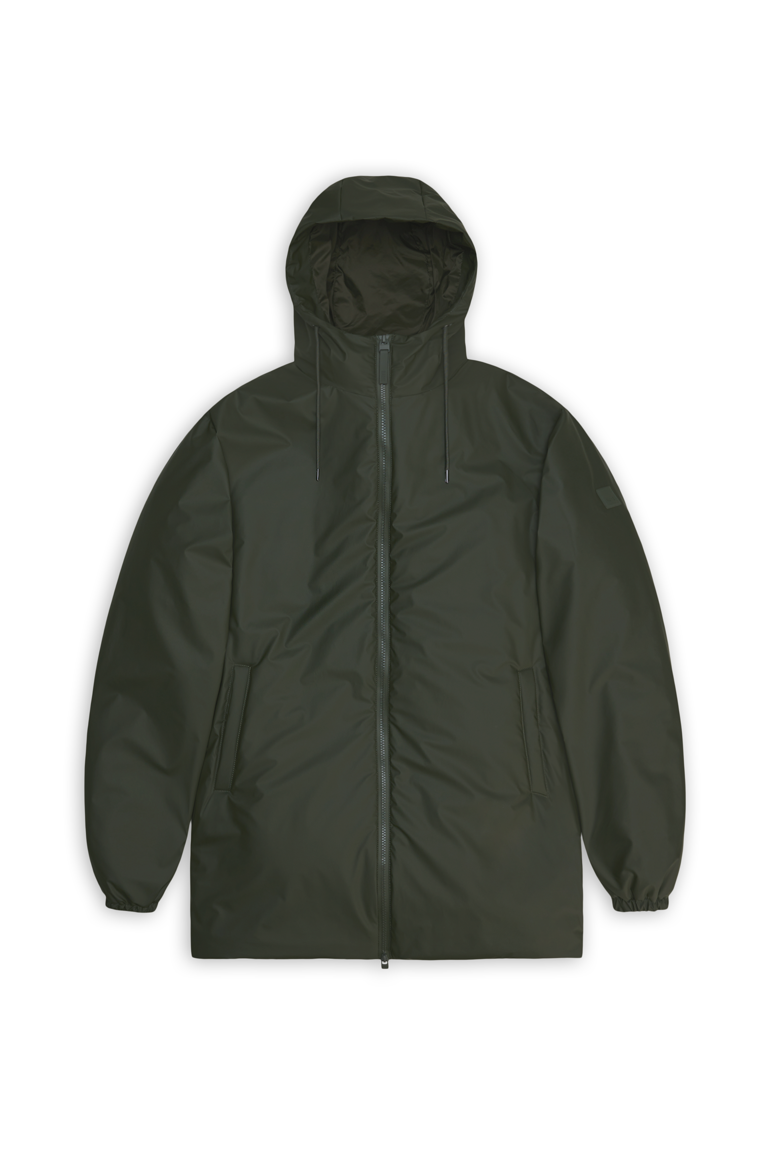 RAINS Lohja Long Insulated Jacket Green Jacket