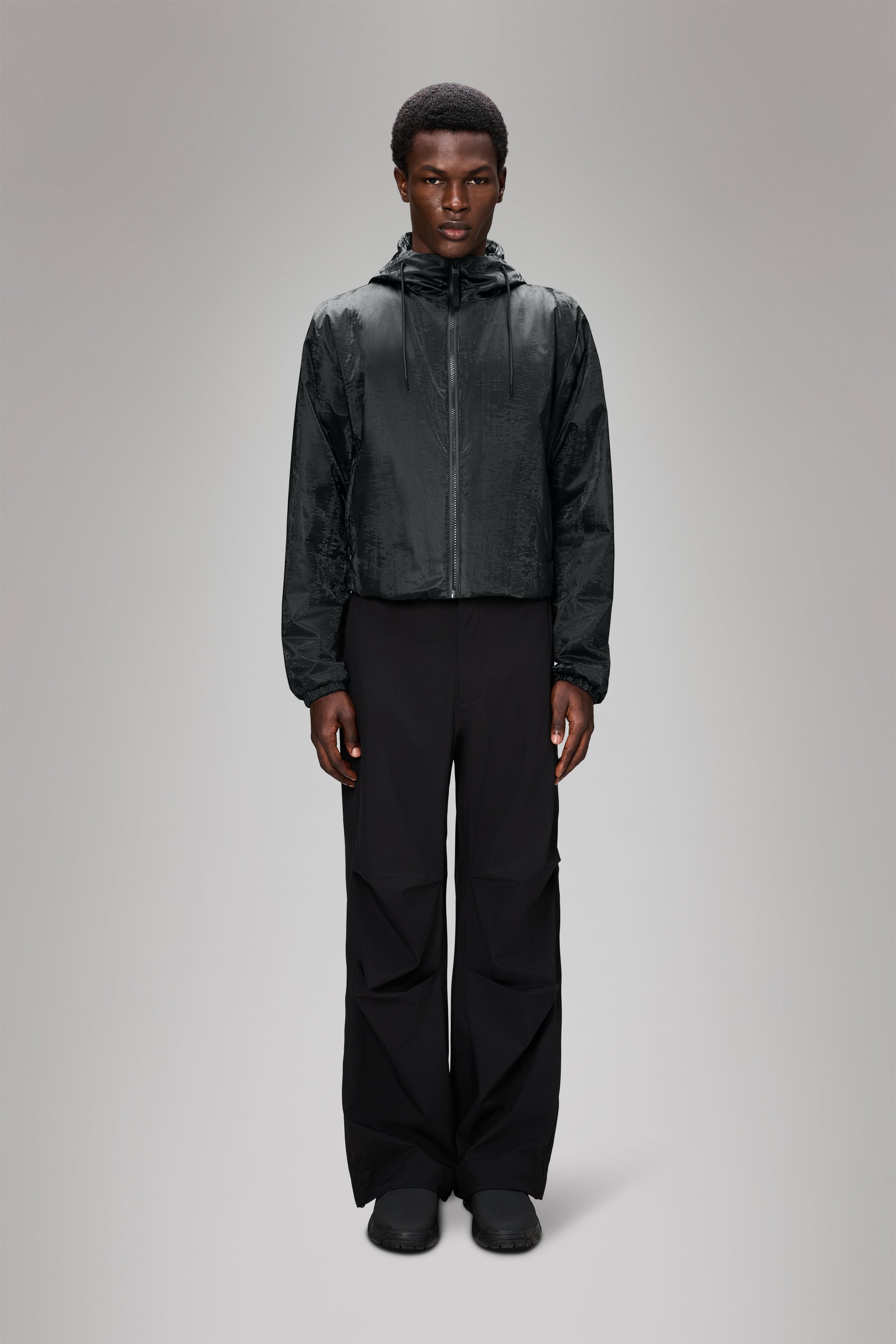 RAINS Lohja Short Insulated Jacket Coal Jacket