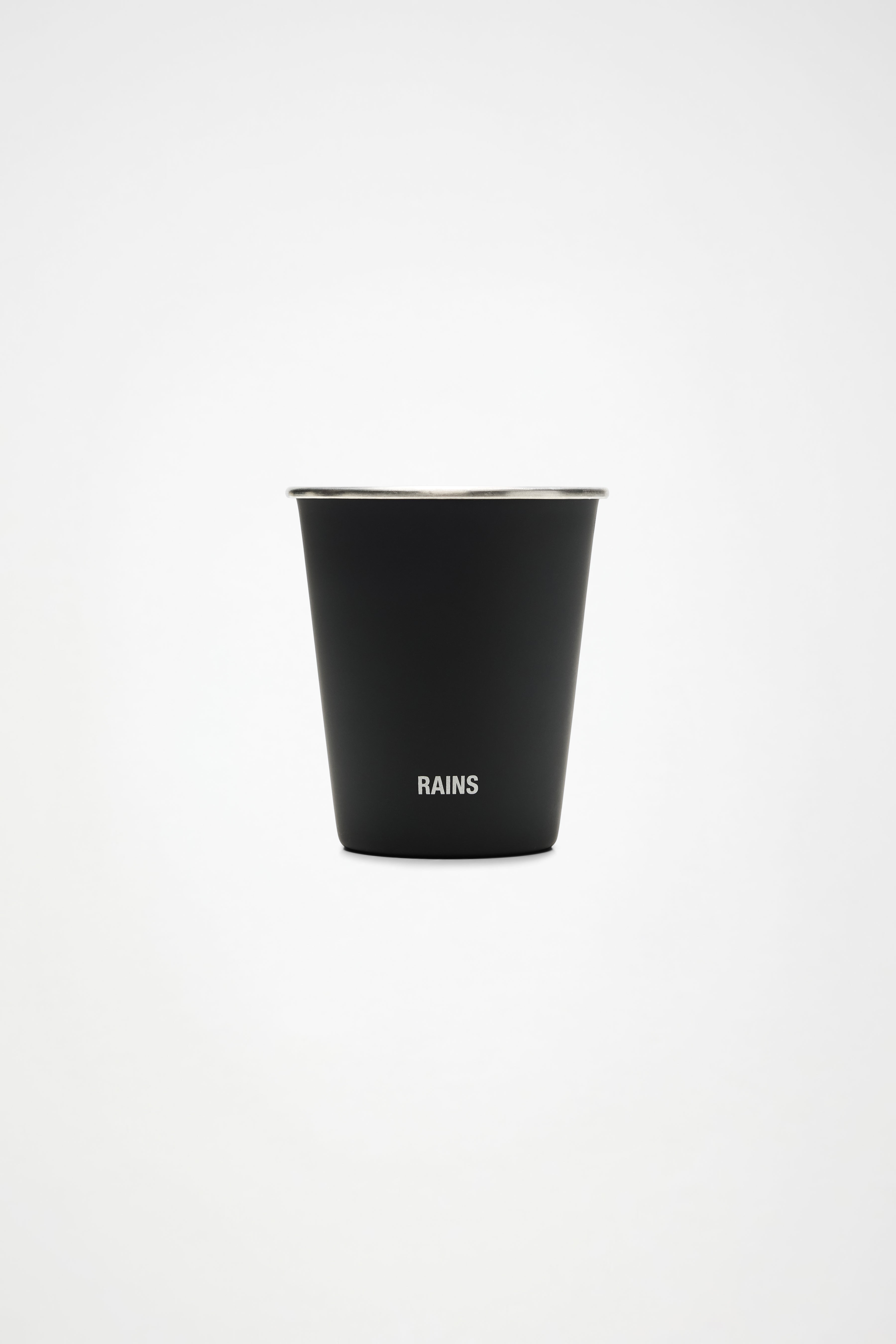 RAINS Stainless Steel 2-Pack Cups 250ml Black Coffee Mugs